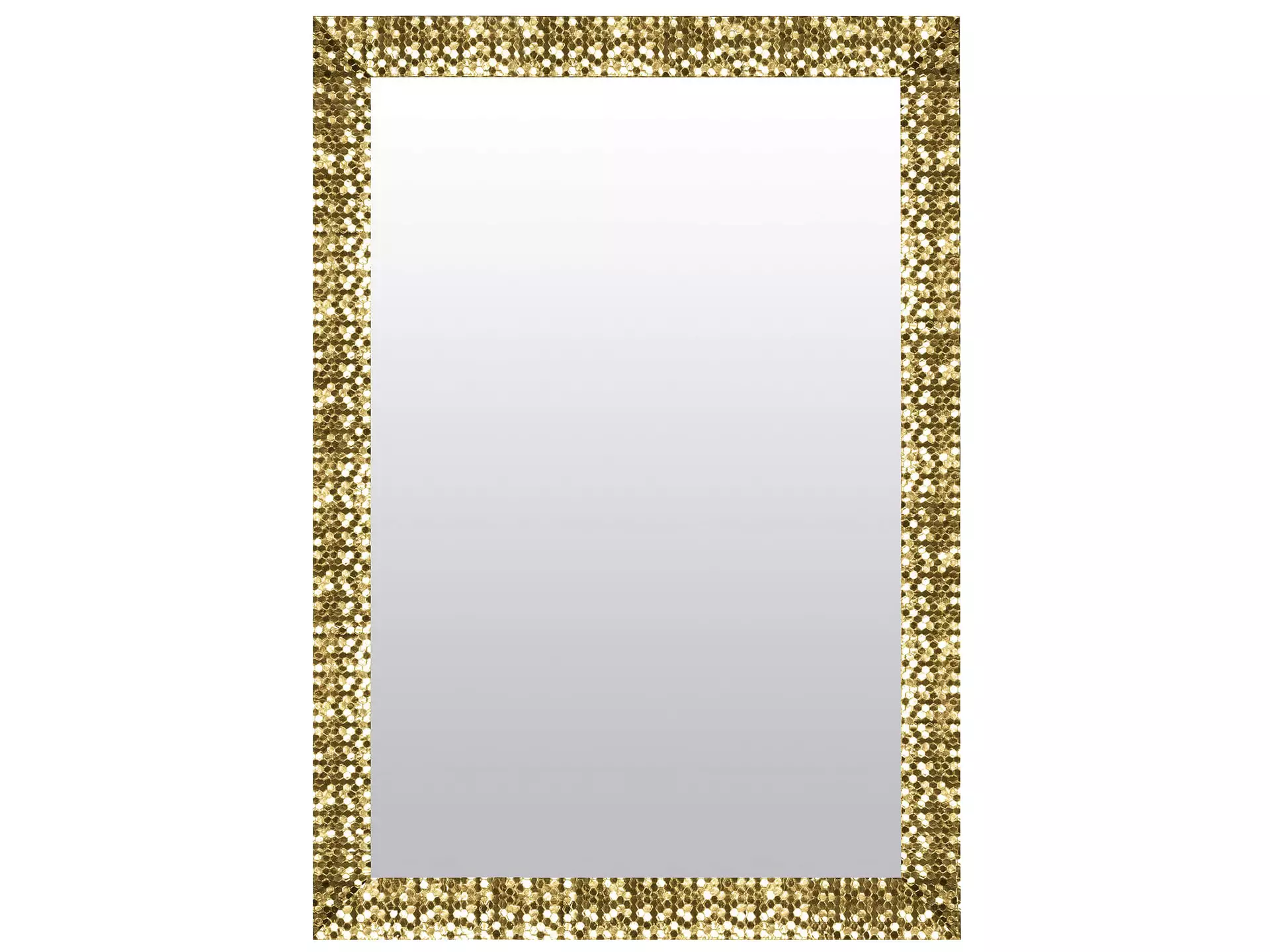 Spiegel Lisa Gold Len-Fra/ Farbe: Gold / Masse (BxH) :52,00x72,00 cm