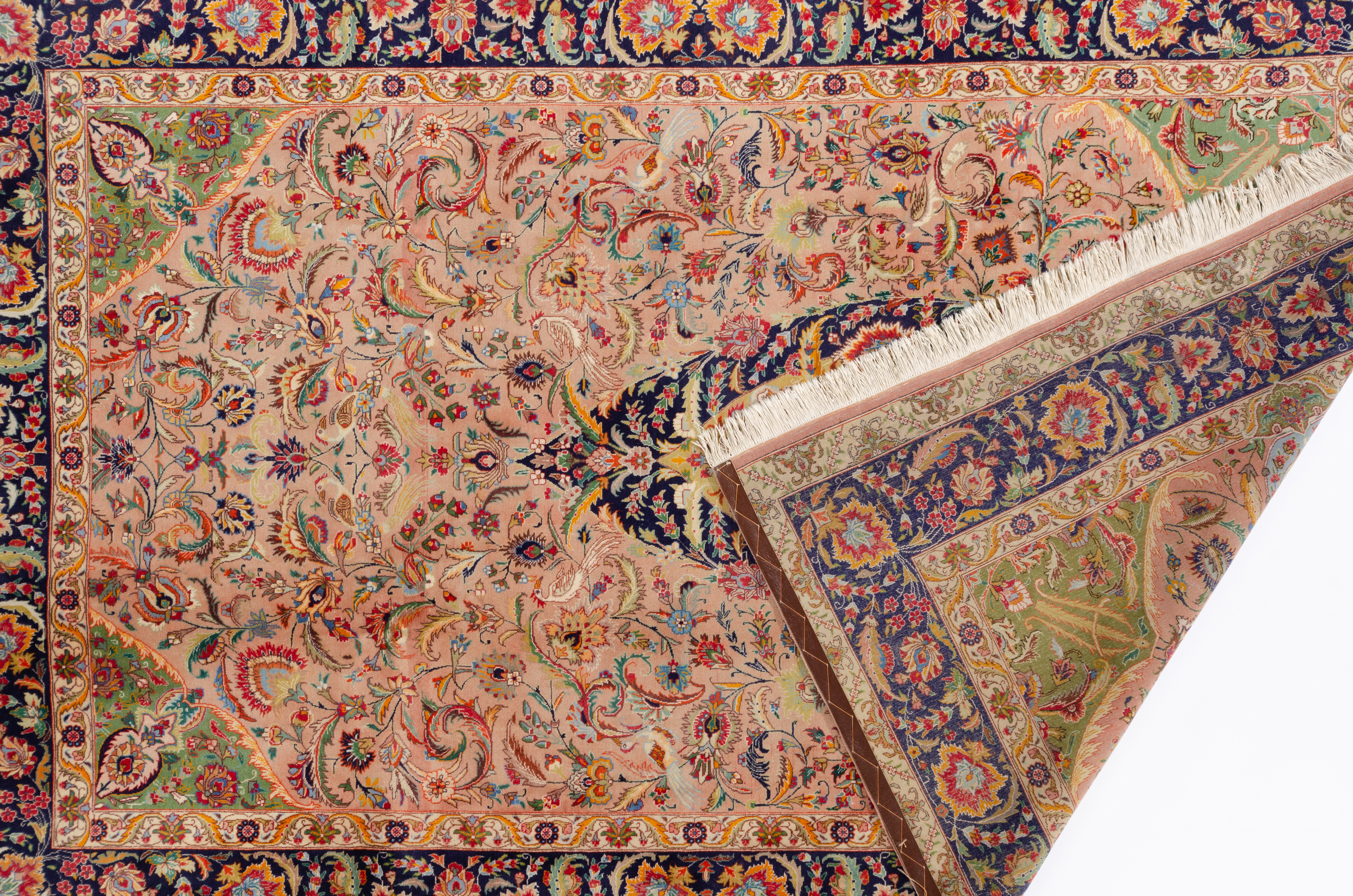 Klassischer Teppich Täbriz Negra / Farbe: Creme