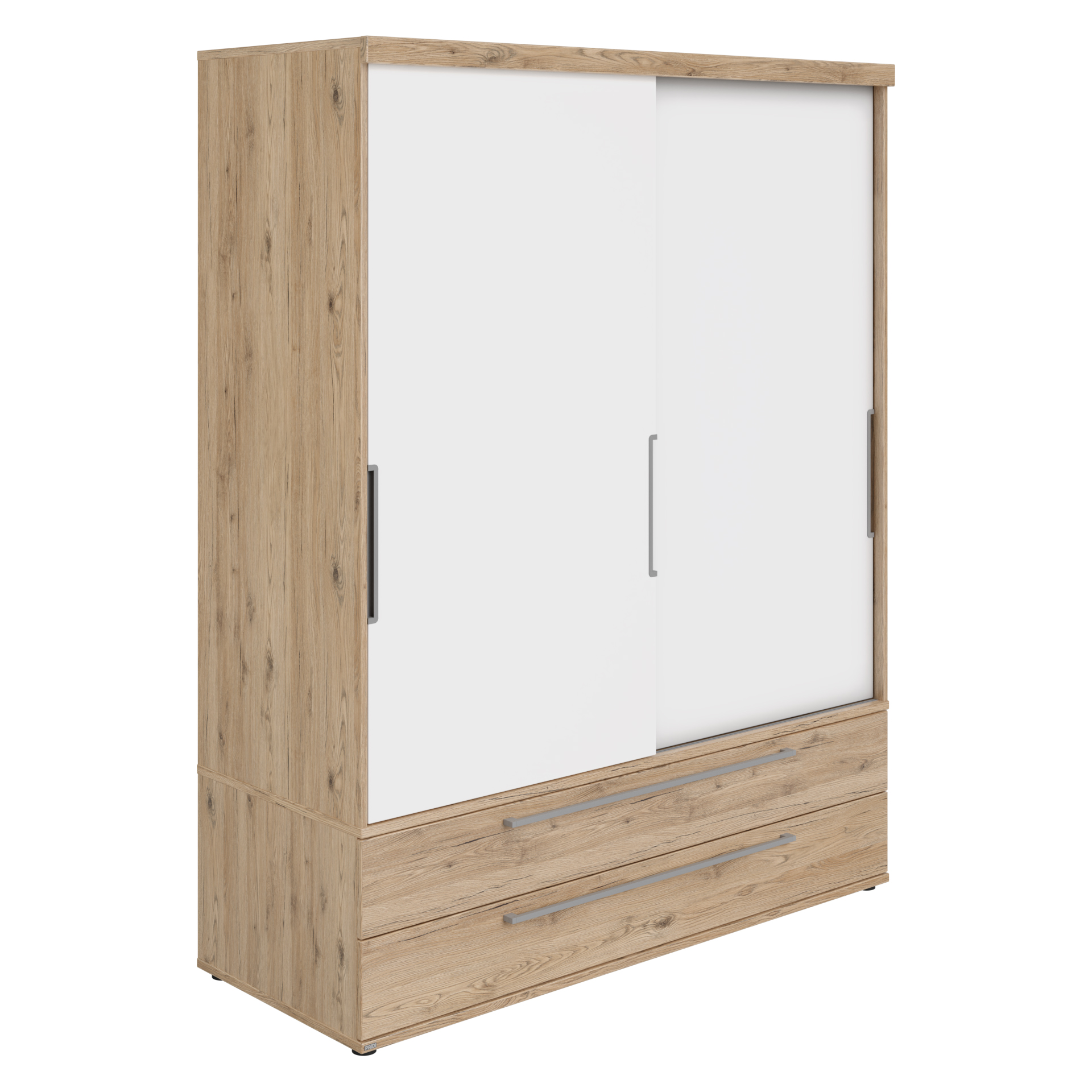Schiebetürenschrank Fionn von Paidi / Farbe: Eiche-Nebraska-Dekor / Grösse: 164 x 64 cm