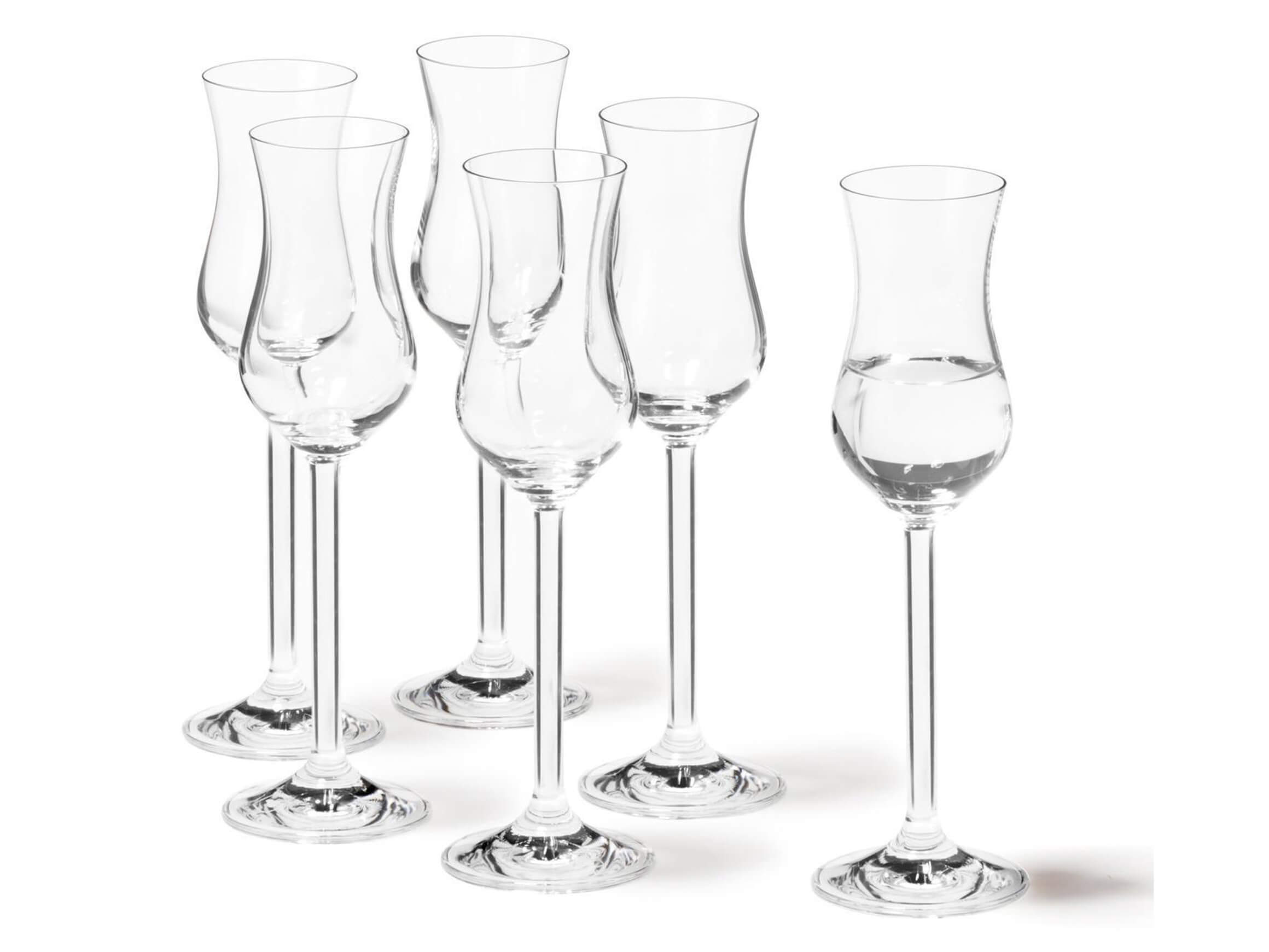 Leonardo Grappaglas Brunelli – Kristallklar, 210 Ml, Für Grappa & Liköre