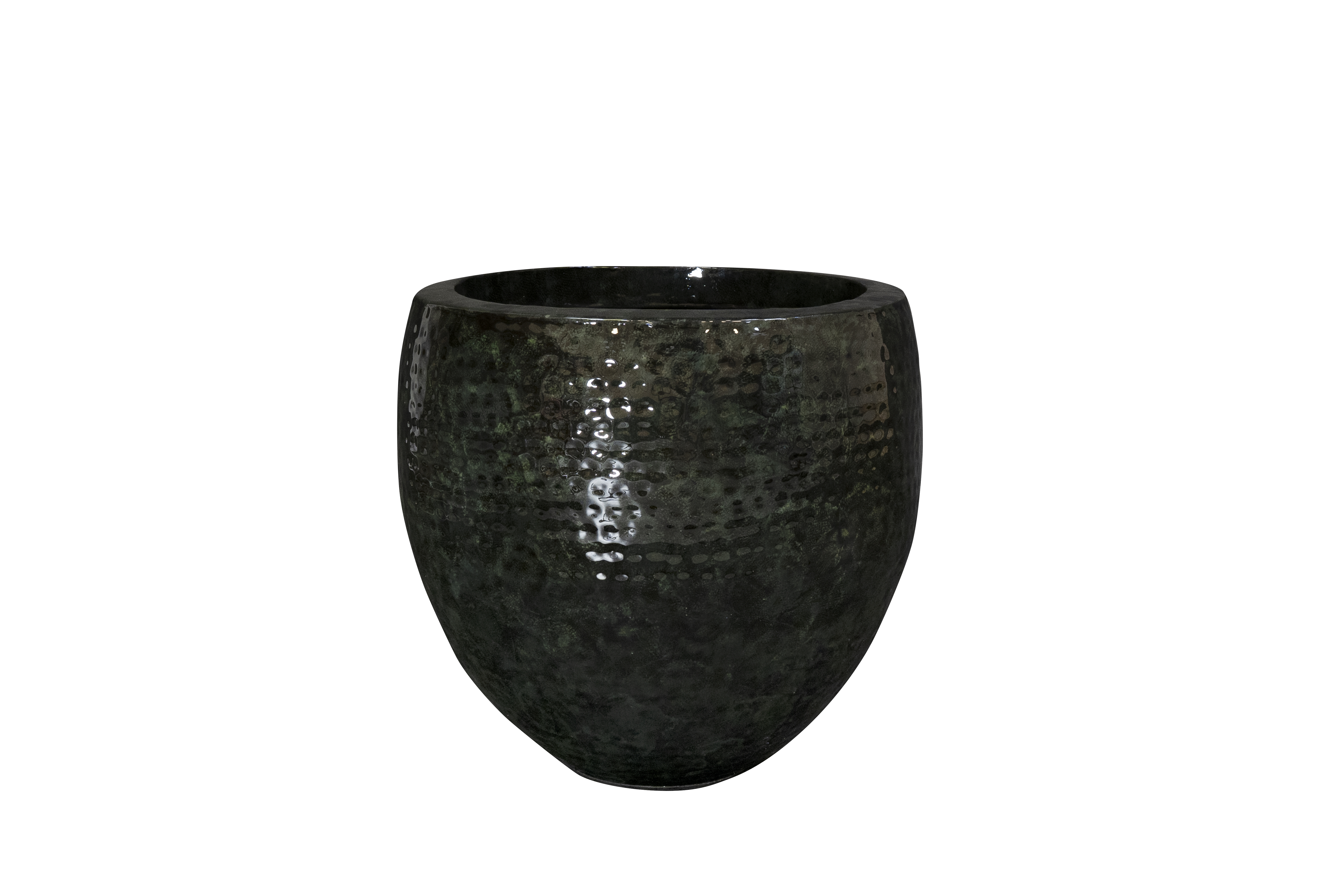 Gefäss Thom, Metall, Schwarz H: 37 cm Decofinder