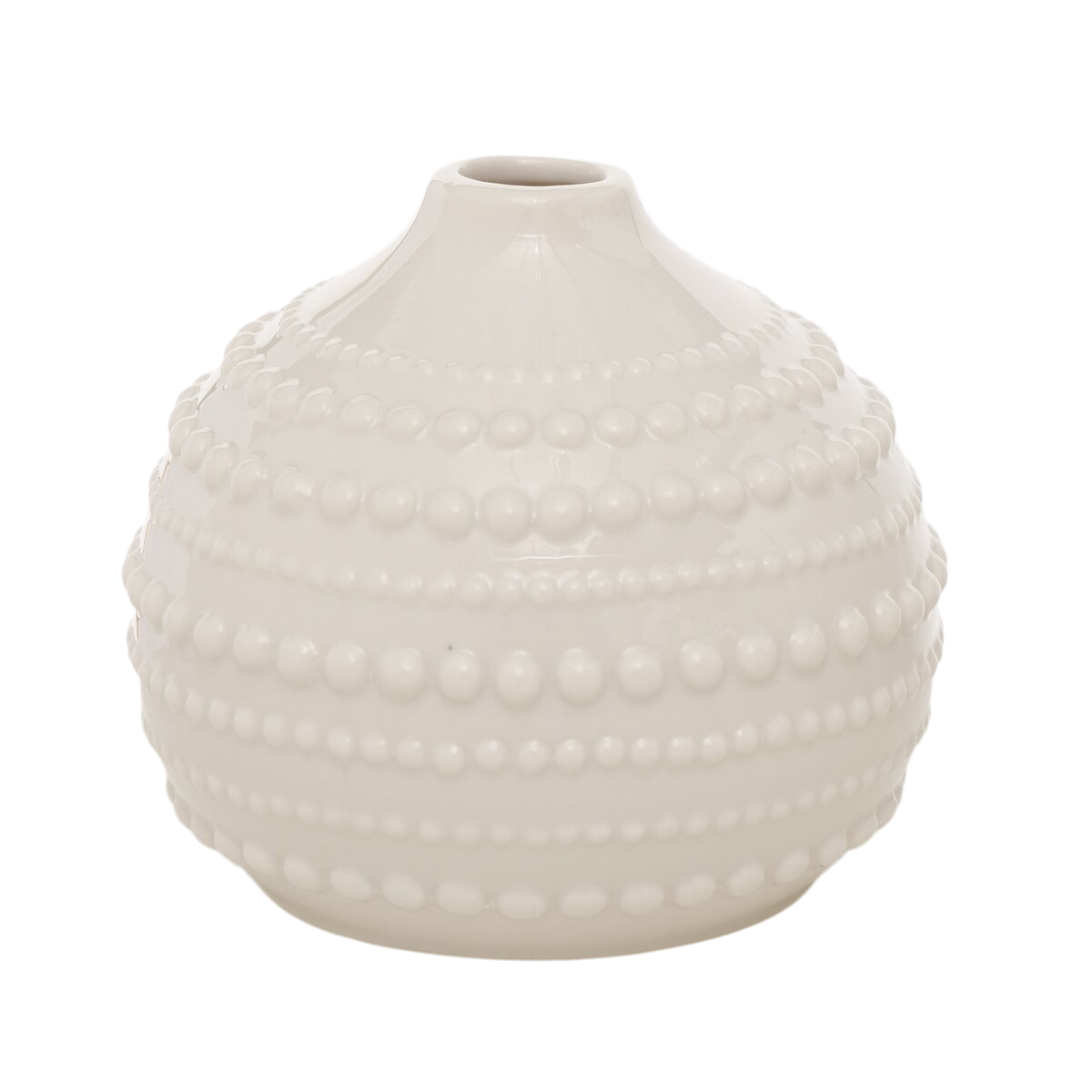 Vase Meruna, Porzellan, Grün von Roomio