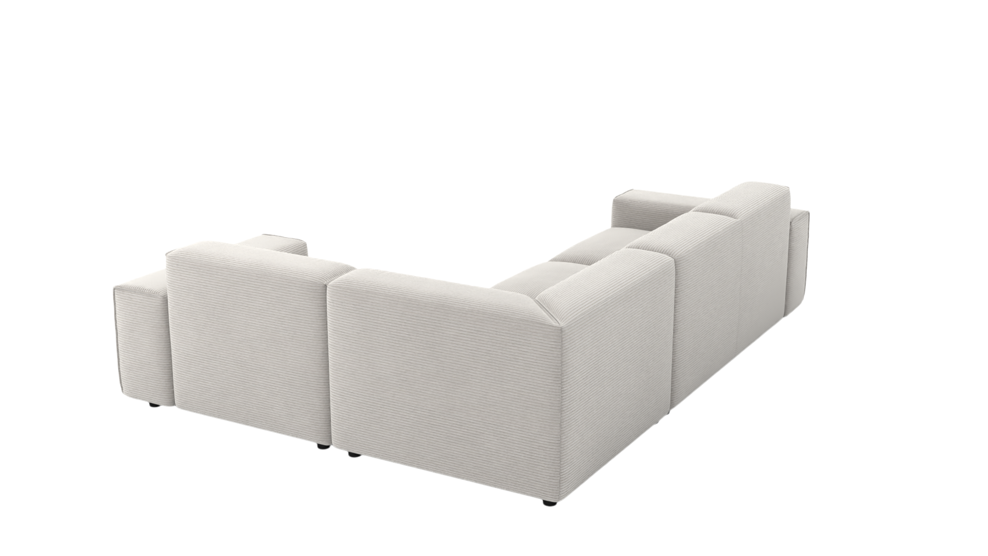Ecksofa Venus / Farbe: Weiss