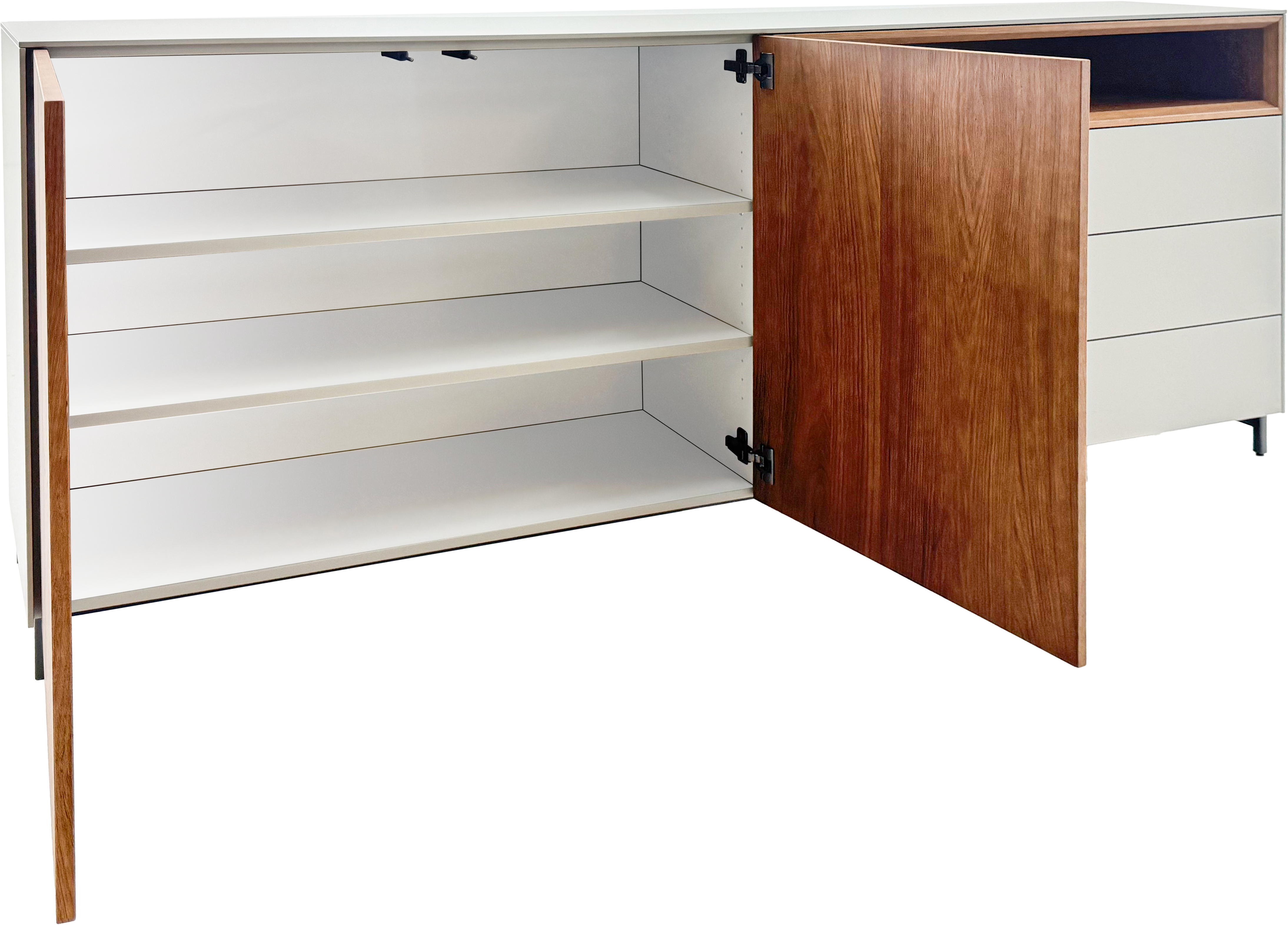 Sideboard Turin Fubo / Farbe: Eiche, Taupe