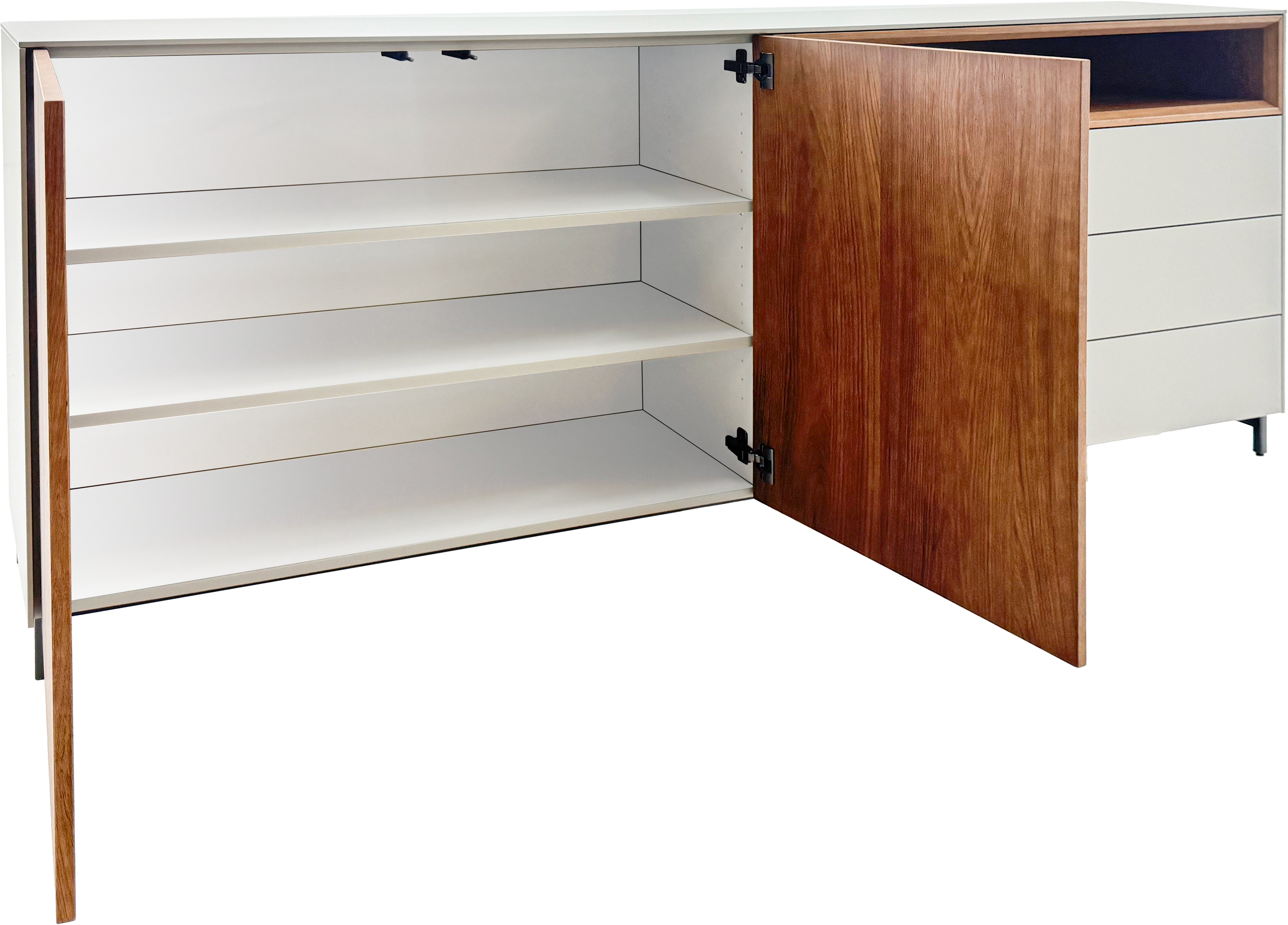 Sideboard Turin Fubo / Farbe: Eiche, Taupe