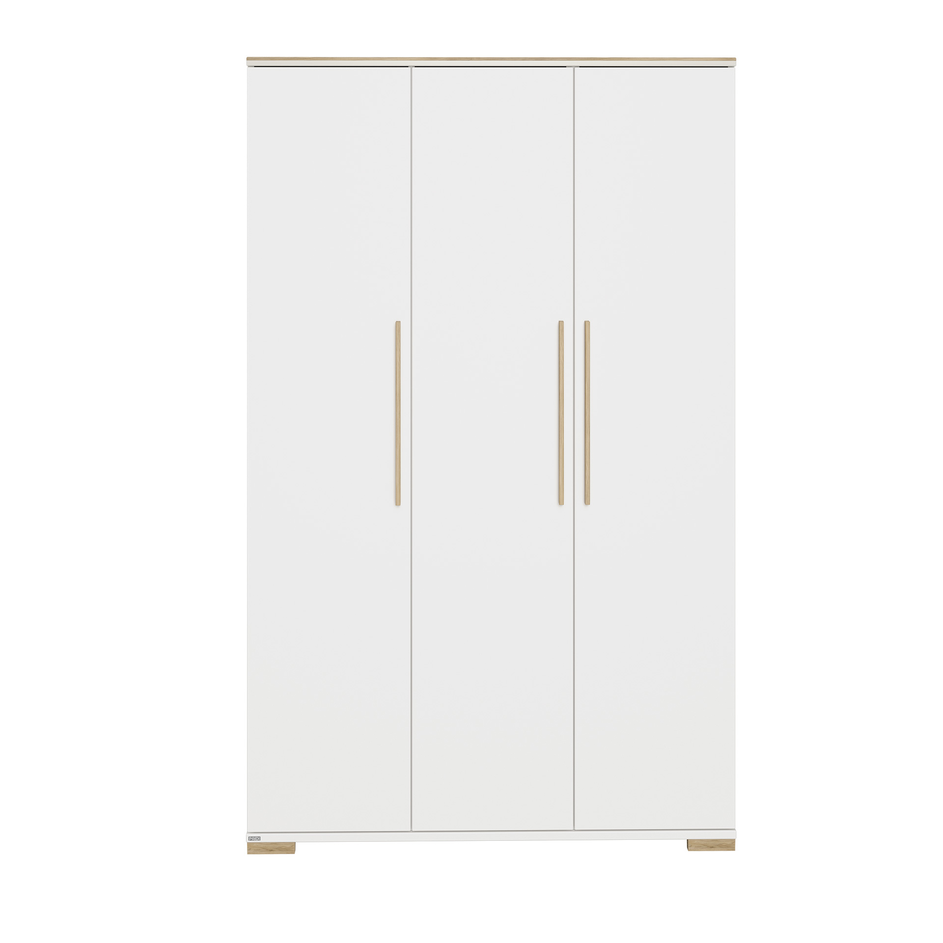 Kleiderschrank Enie 3T von Paidi / Farbe: Weiss / Grösse: 124 x 56 cm