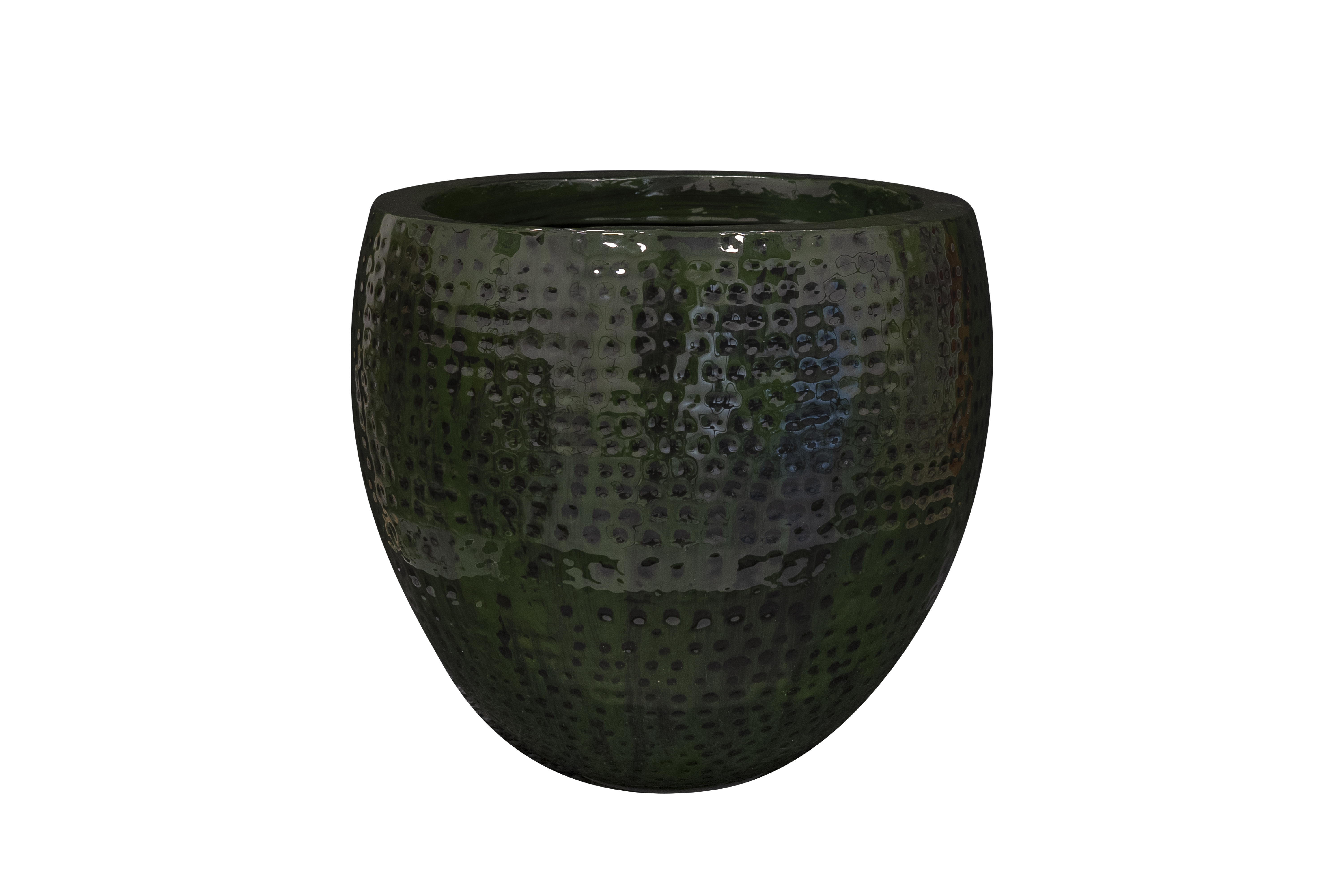 Gefäss Thom, Metall, Waldgrün H: 37 cm Decofinder