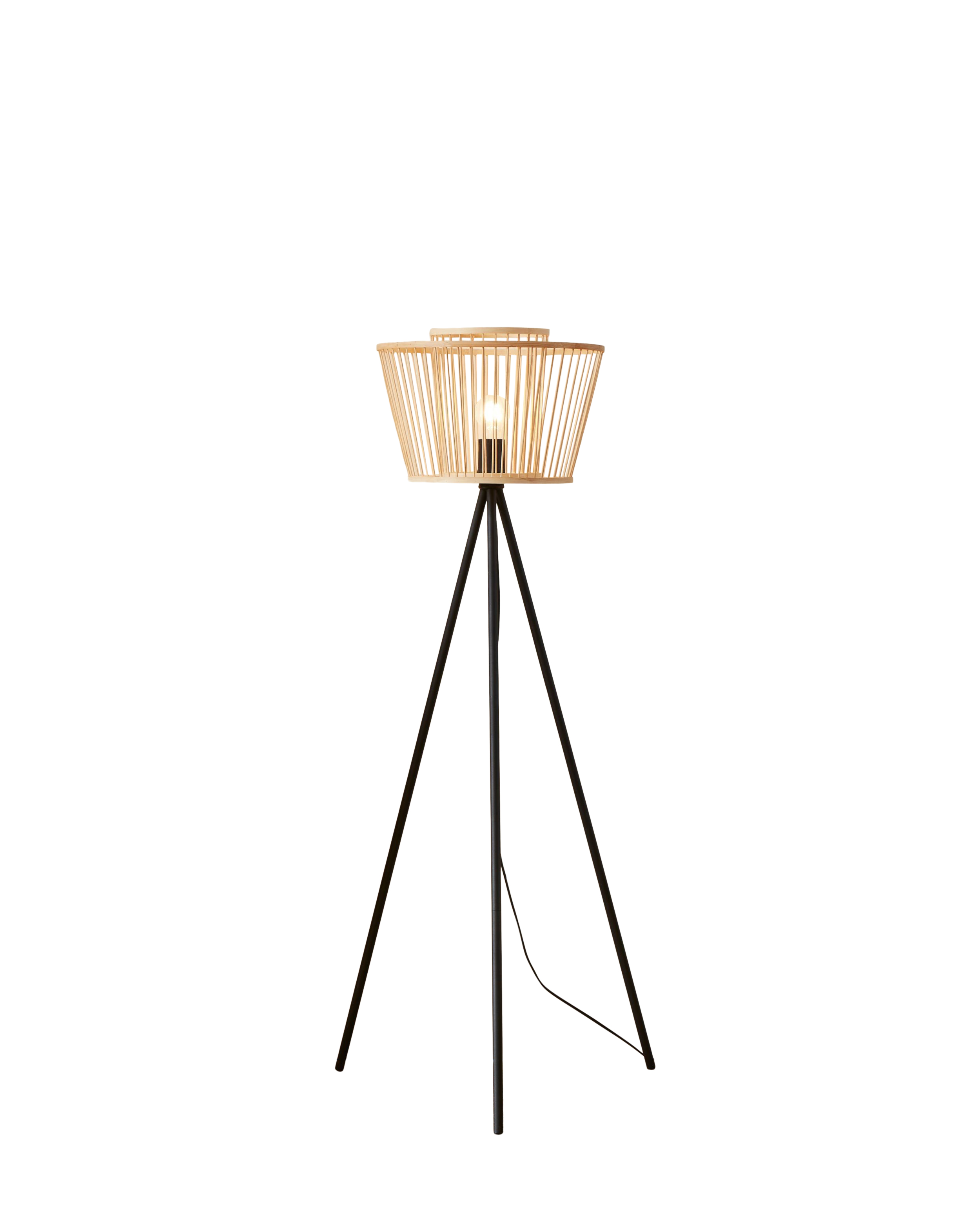 Stehleuchte Roomio No.9804 Eglo / Farbe: Bambus Schwarz