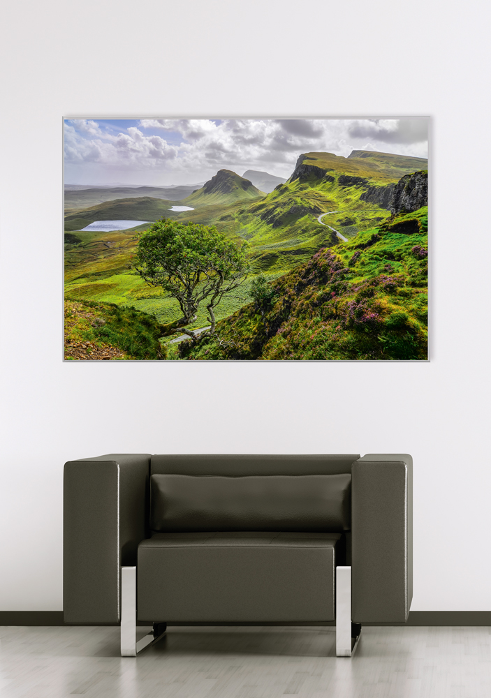 Alubild-Hügelige Landschaft-image LAND