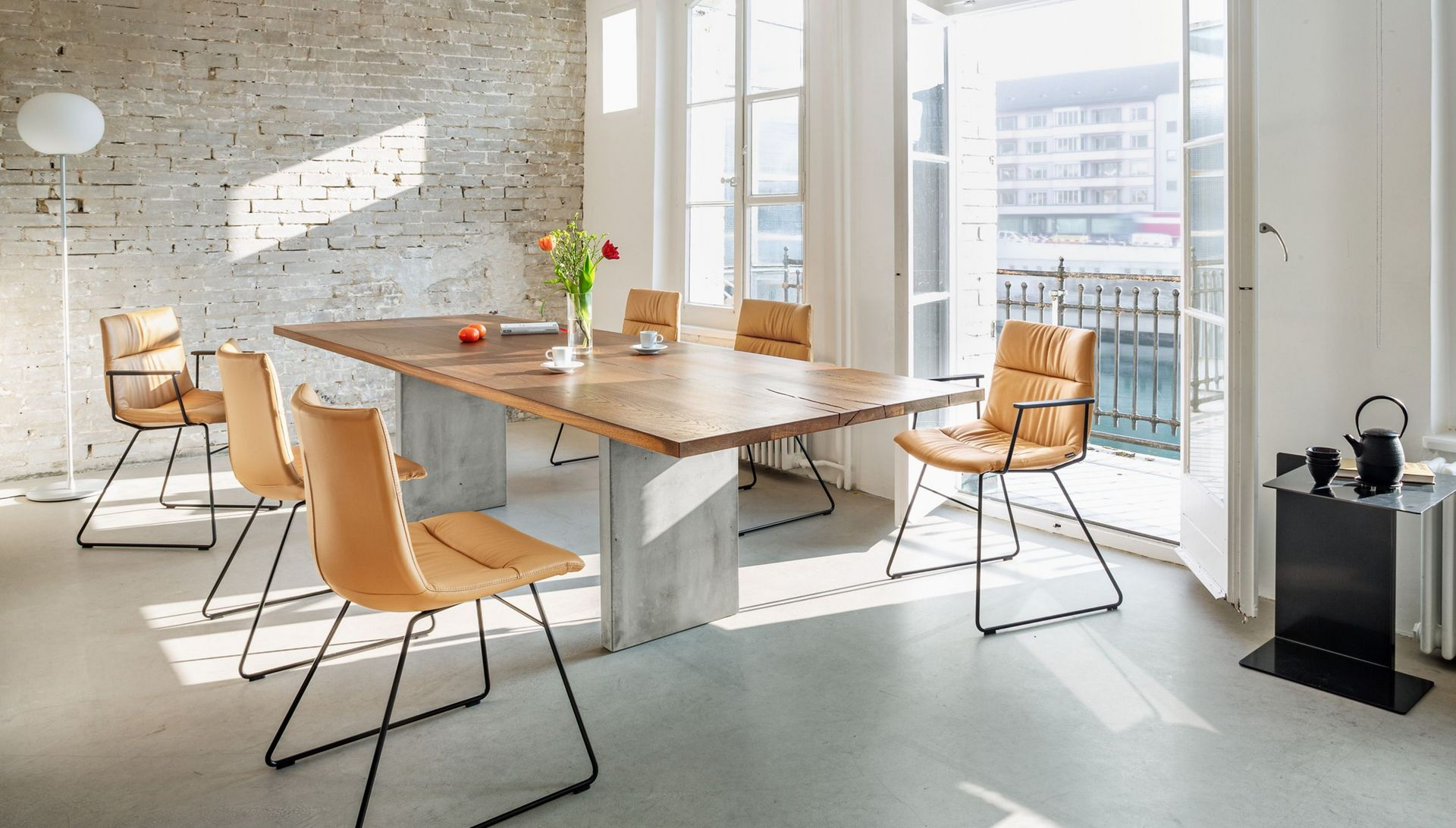 Esstisch Henry Girsberger / Tischblattmass (BxT) :180 x 95 cm