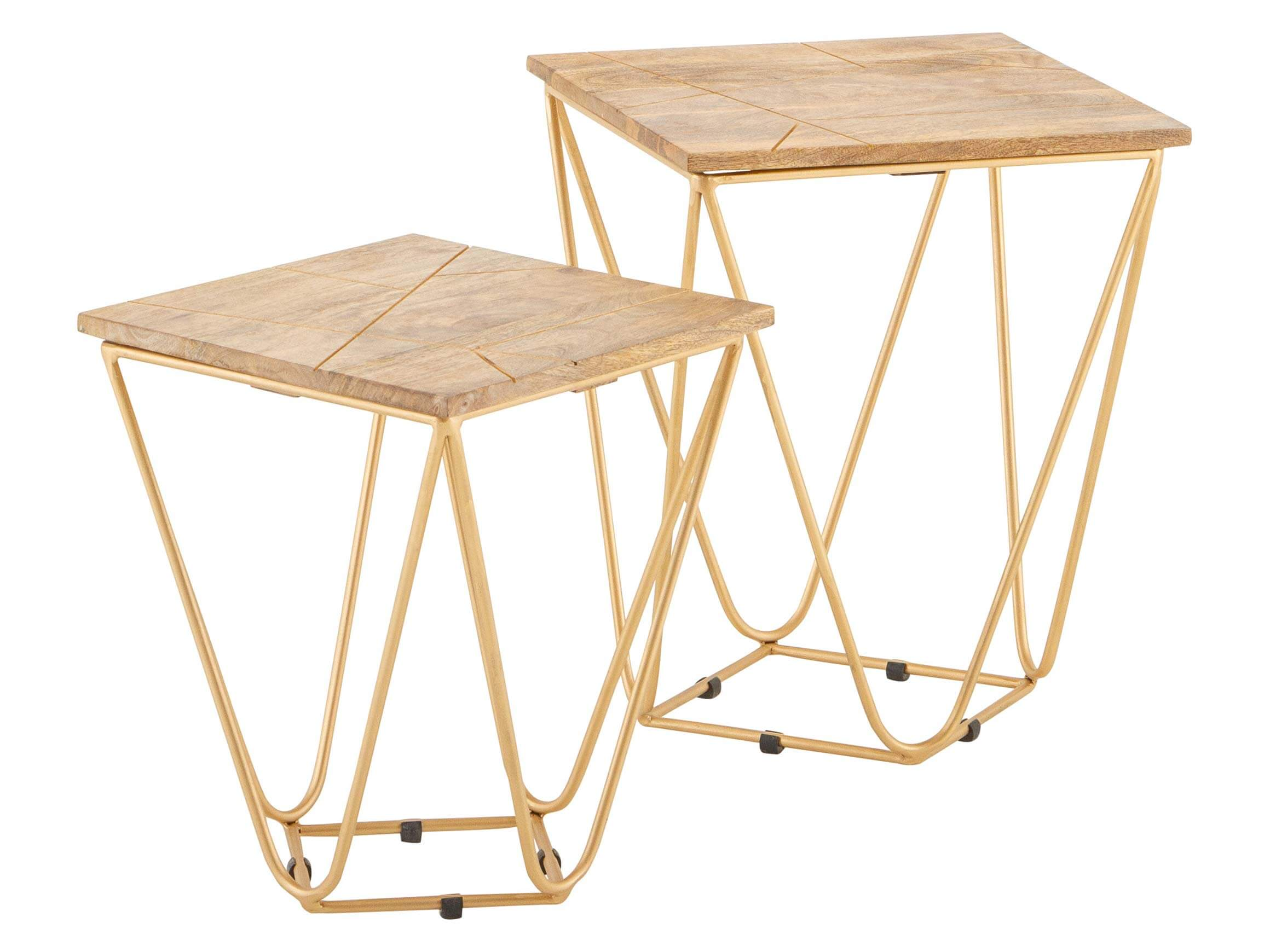 Table d'appoint Sitter Lot de 2 Gutmann