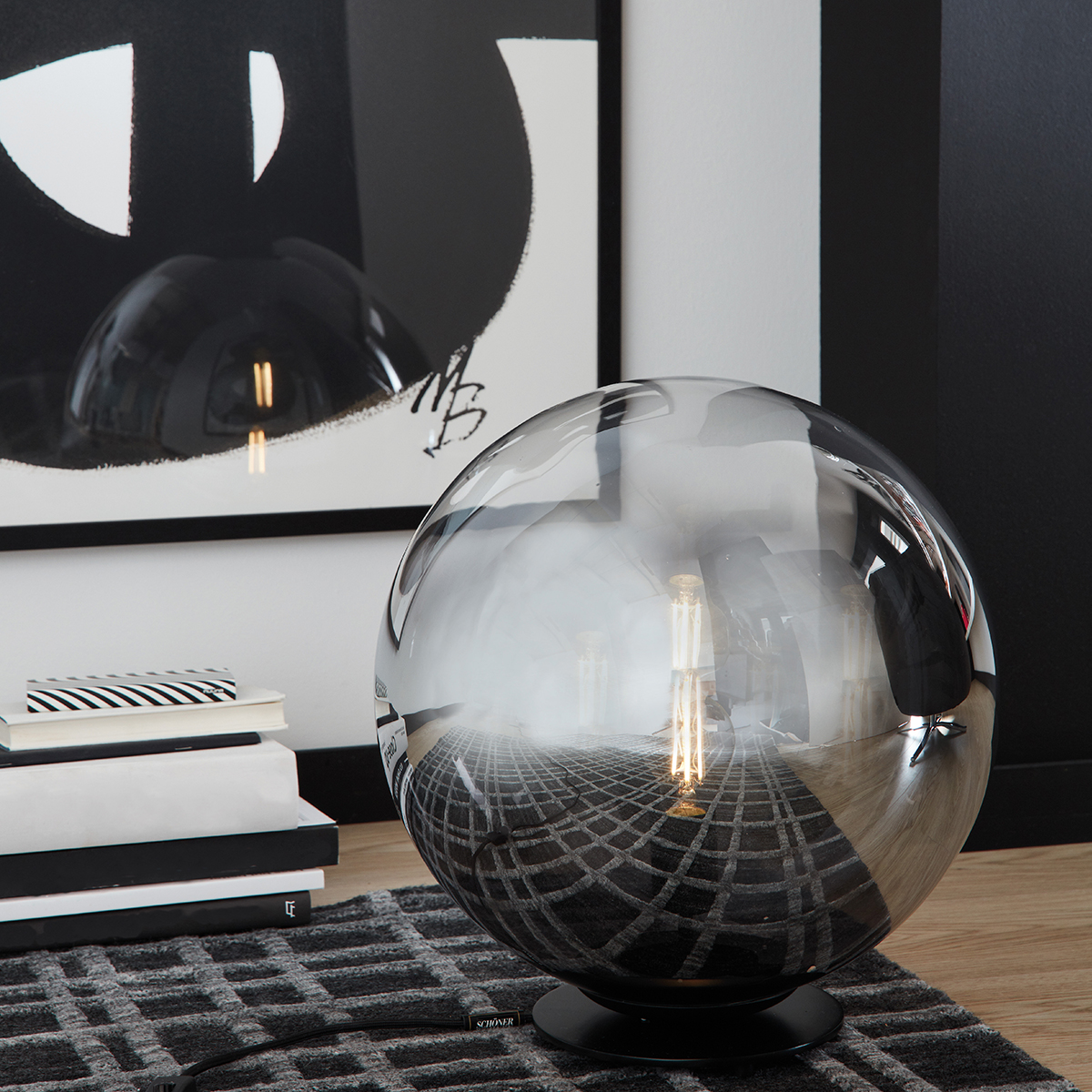 Tischlampe Mirror H: 43 cm Fischer & Honsel