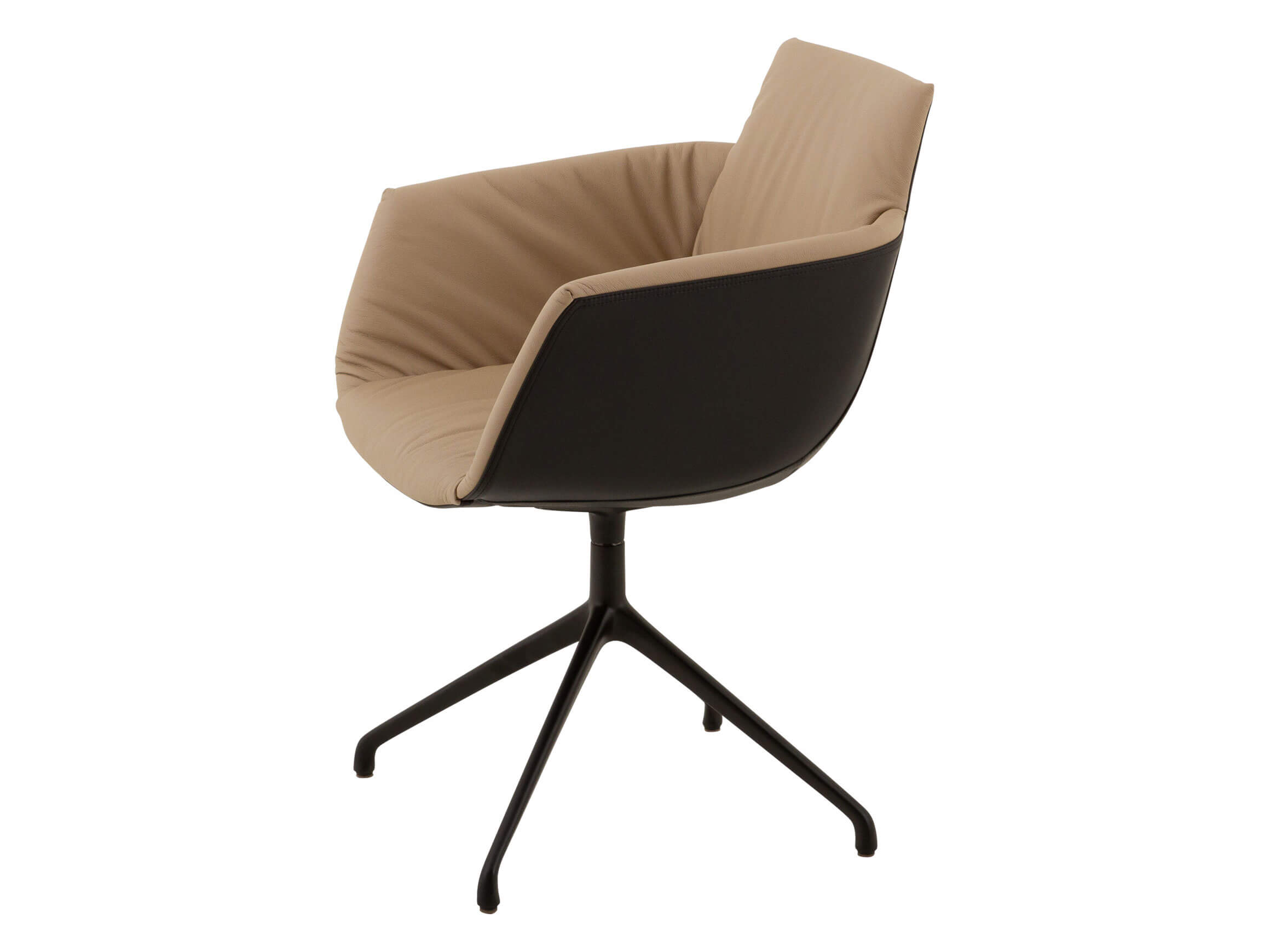 Stuhl Lui Kiesel-Schwarz von Team 7