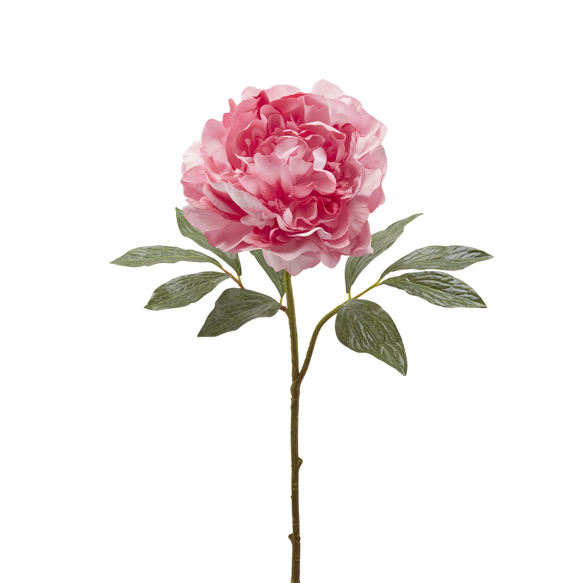 Kunstblume Pfingsrosen Pink H: 57 cm Edg
