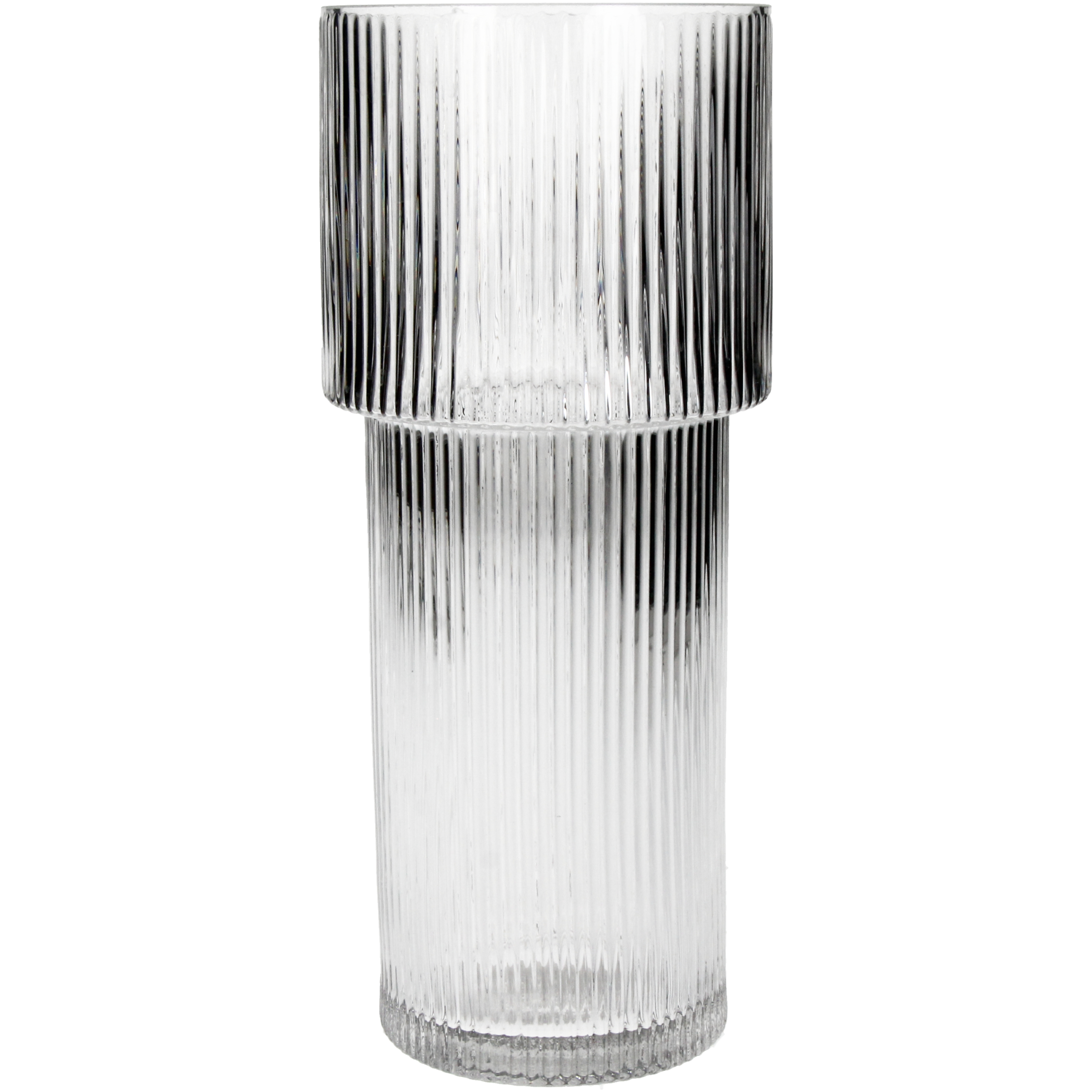 Kersten Vase Stripe, Glas H: 25 cm  | Schubiger Möbel