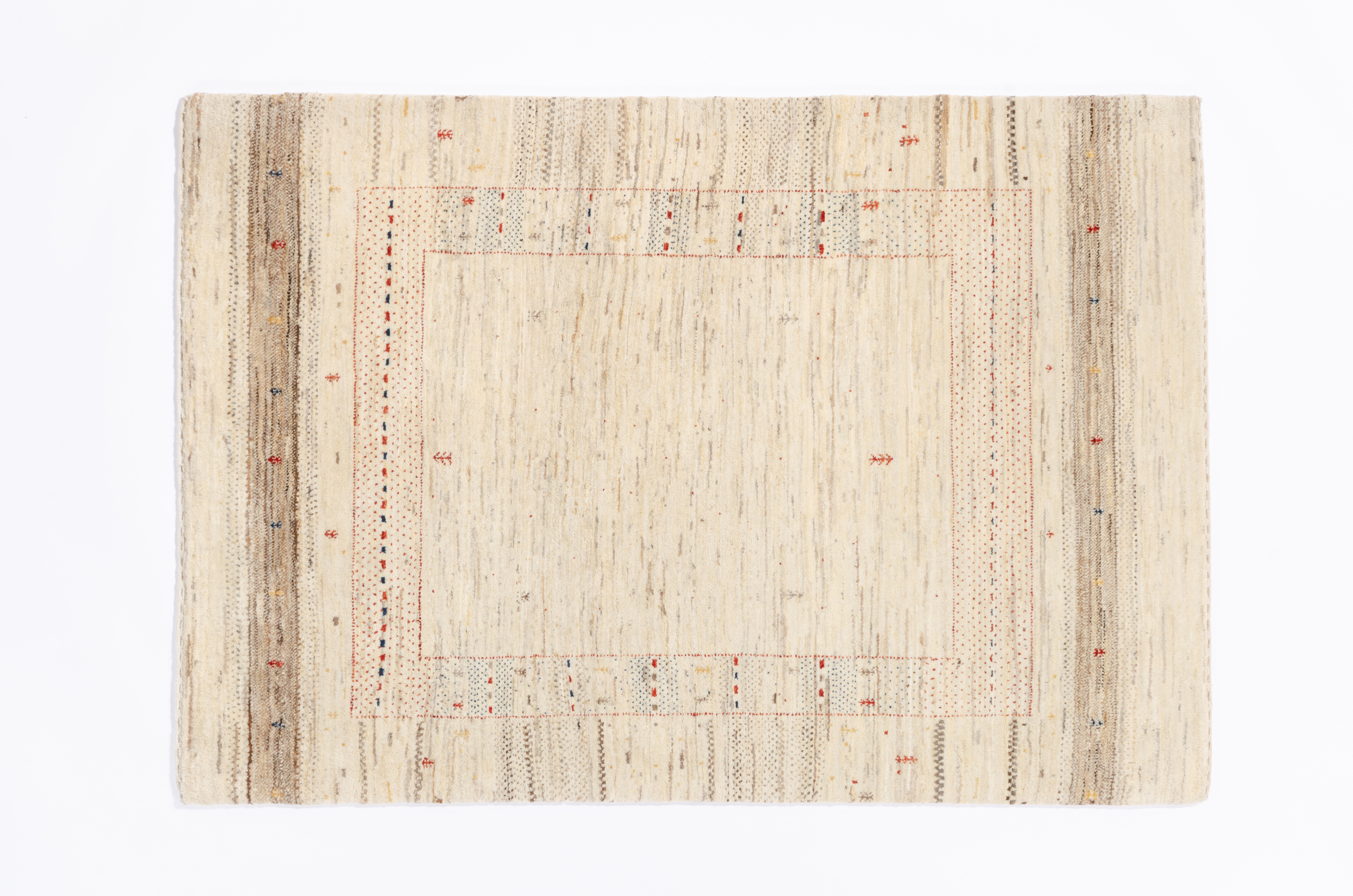 Nomadenteppich Loribaft Negra/ Farbe: Grau / Masse (BxT) :106x153 cm