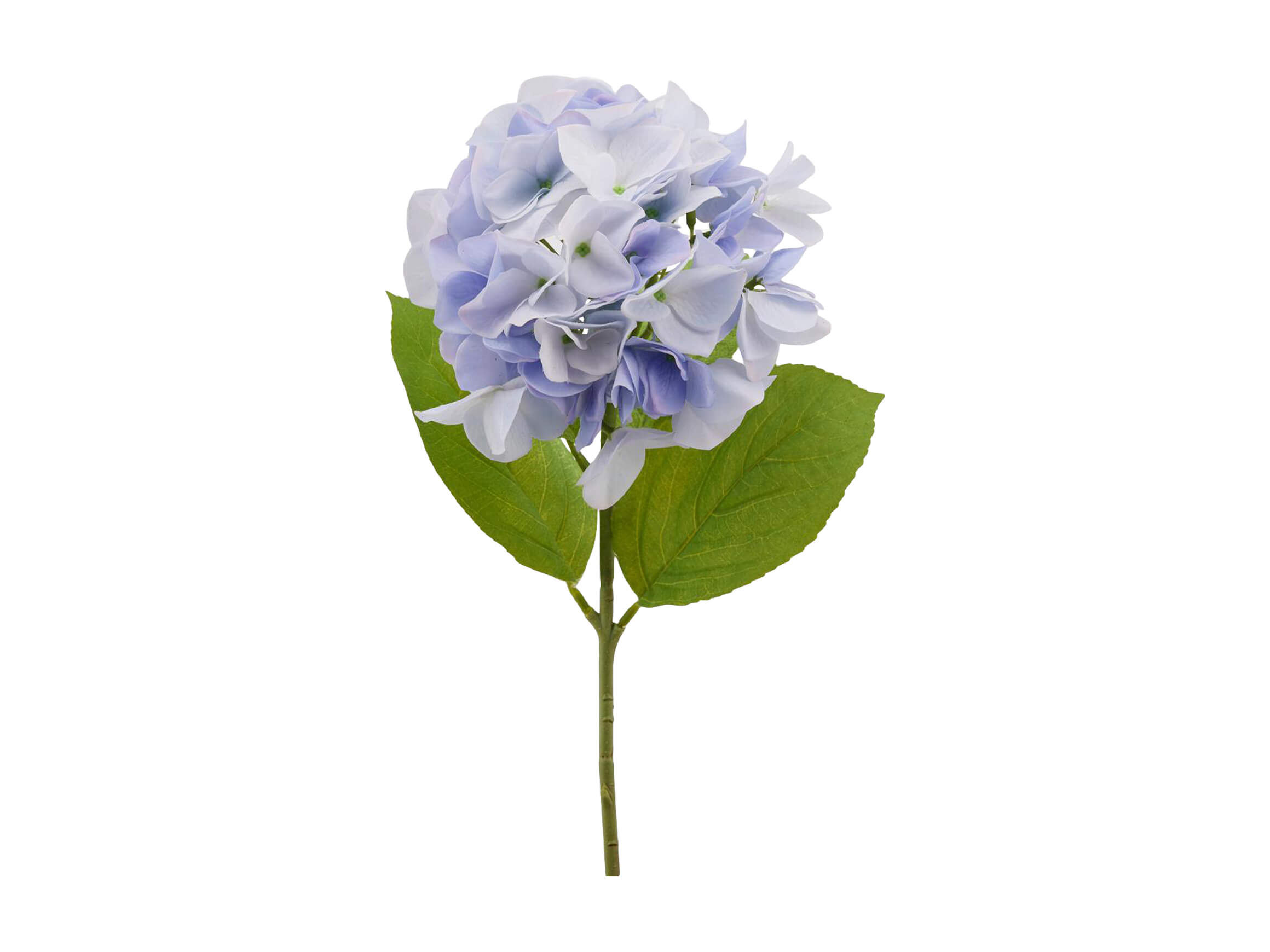 Kunstblume Hortensie Hellblau H: 50 cm Edg / Farbe: Hellblau