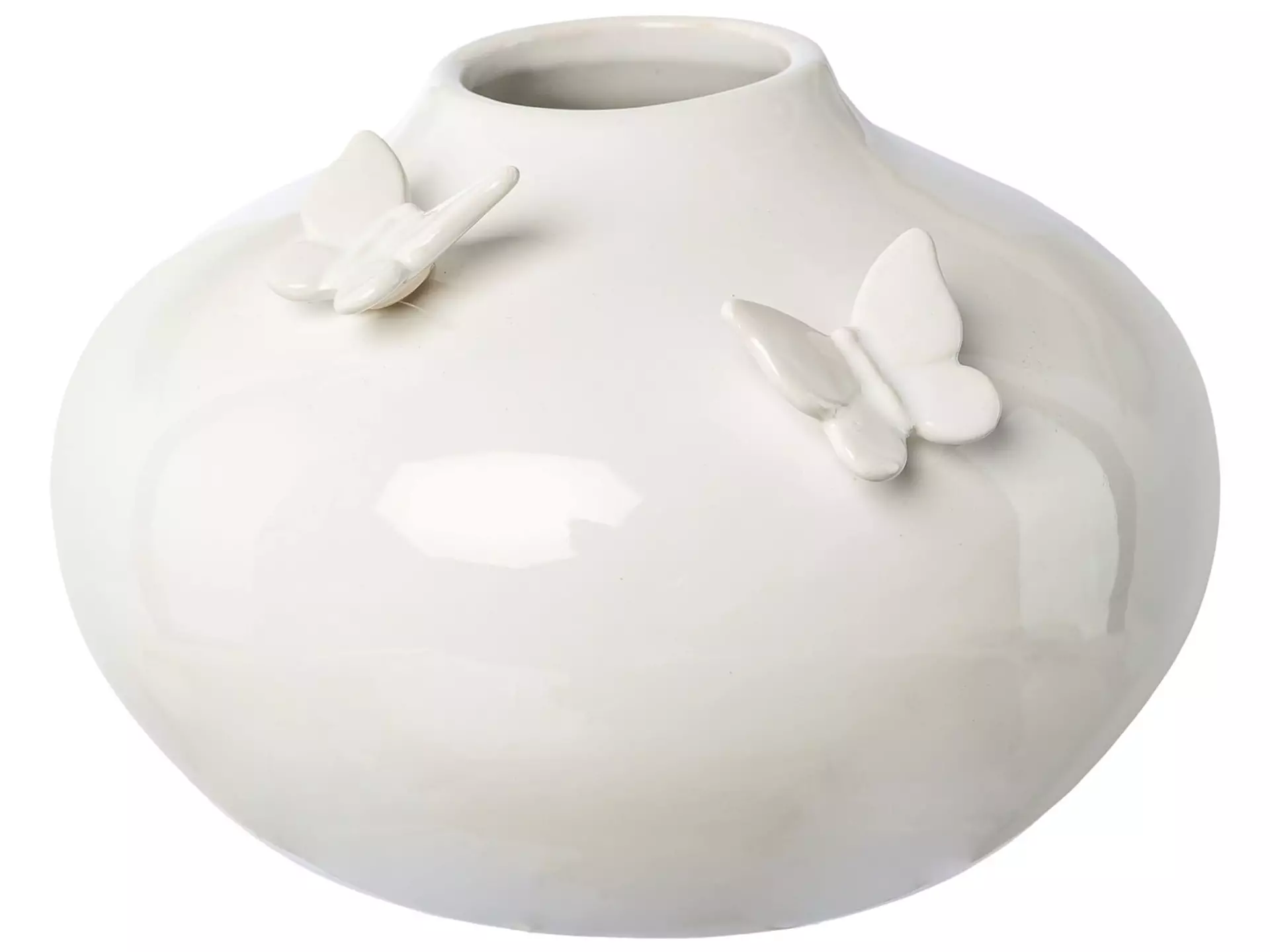 Vase Vase mit Schmetterling H: 13 cm Gasper