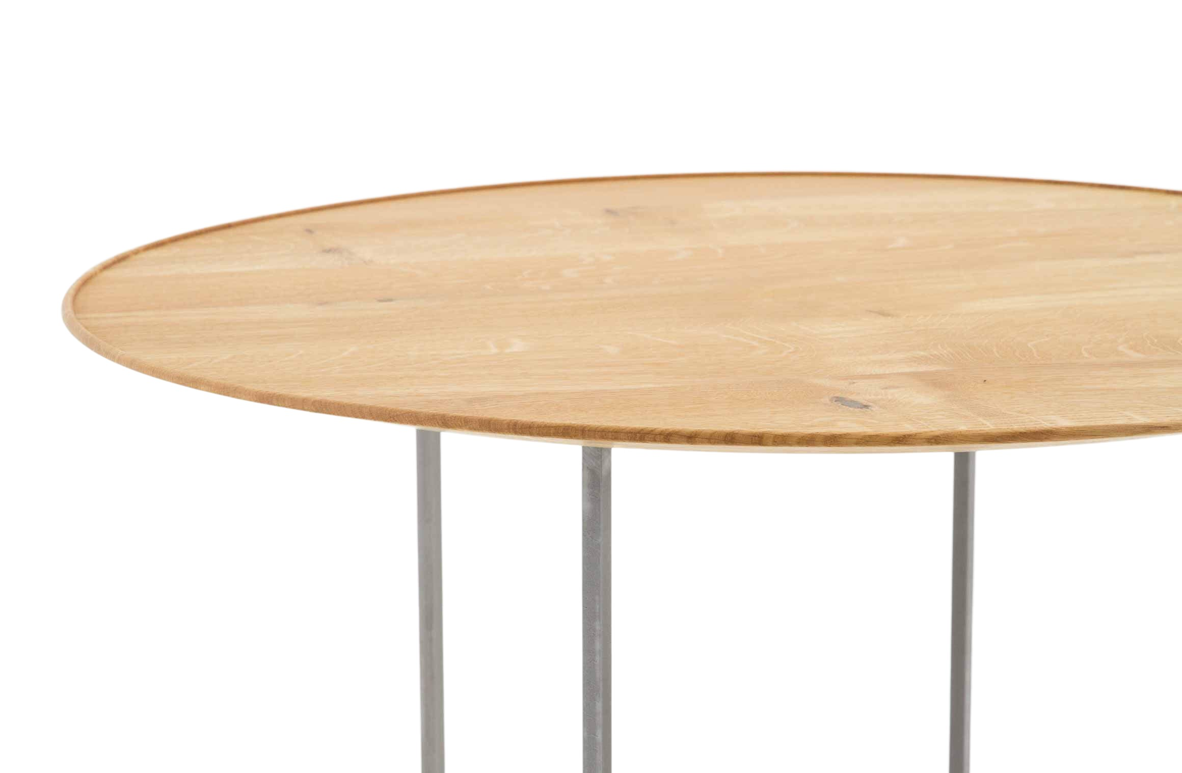 Table d'appoint Rayen chêne, Chêne noueux huilé naturel,