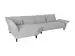 Sofa Bochum Schillig Willi / Farbe: Silver Grey / Bezugsmaterial: Stoff