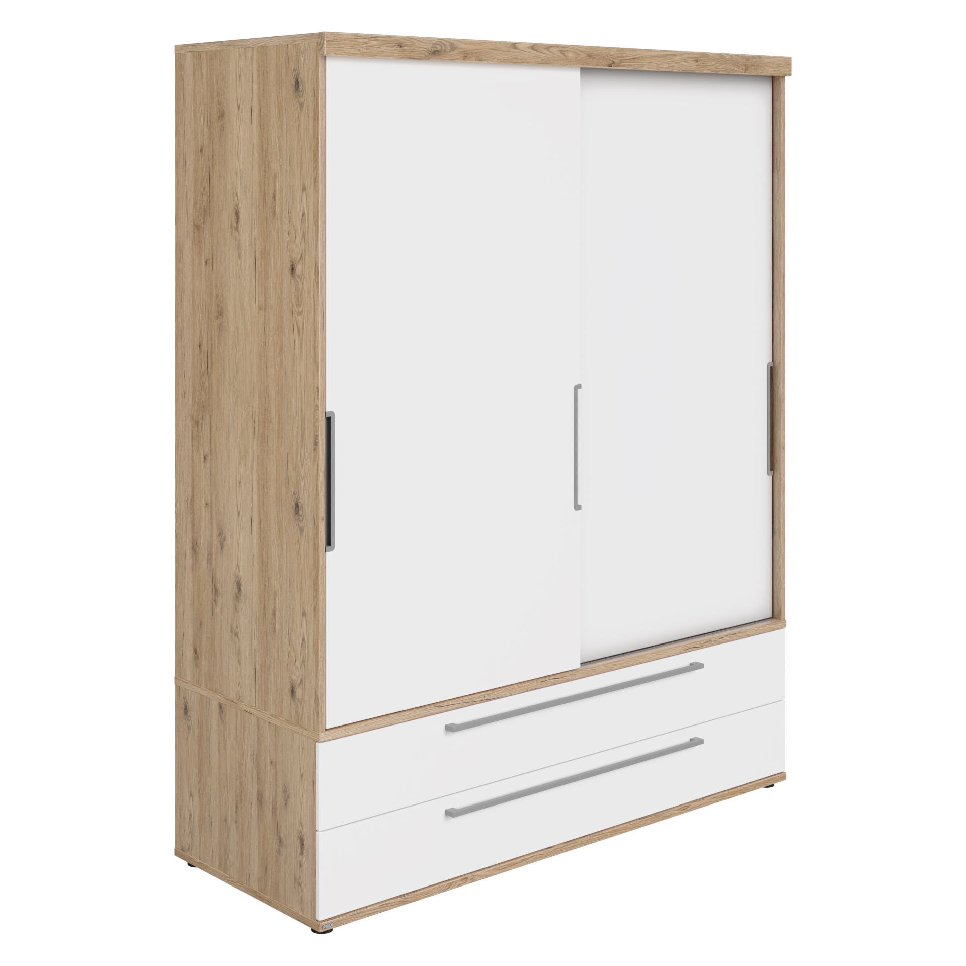 Schiebetürenschrank Fionn von Paidi / Farbe: Kreideweiss / Grösse: 164 x 64 cm