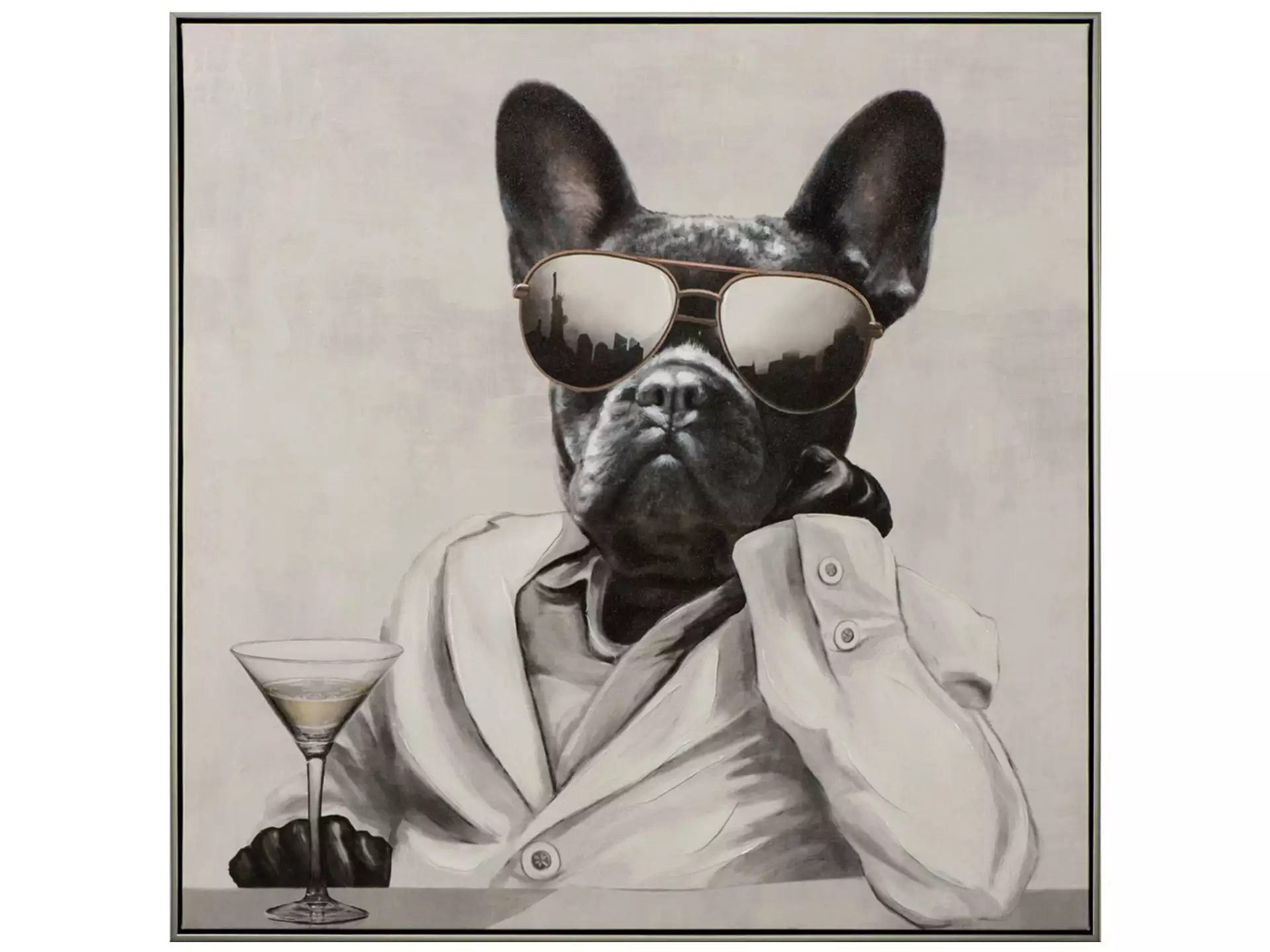 Bild mit Rahmen New Yorker Hunde-Mafioso image LAND