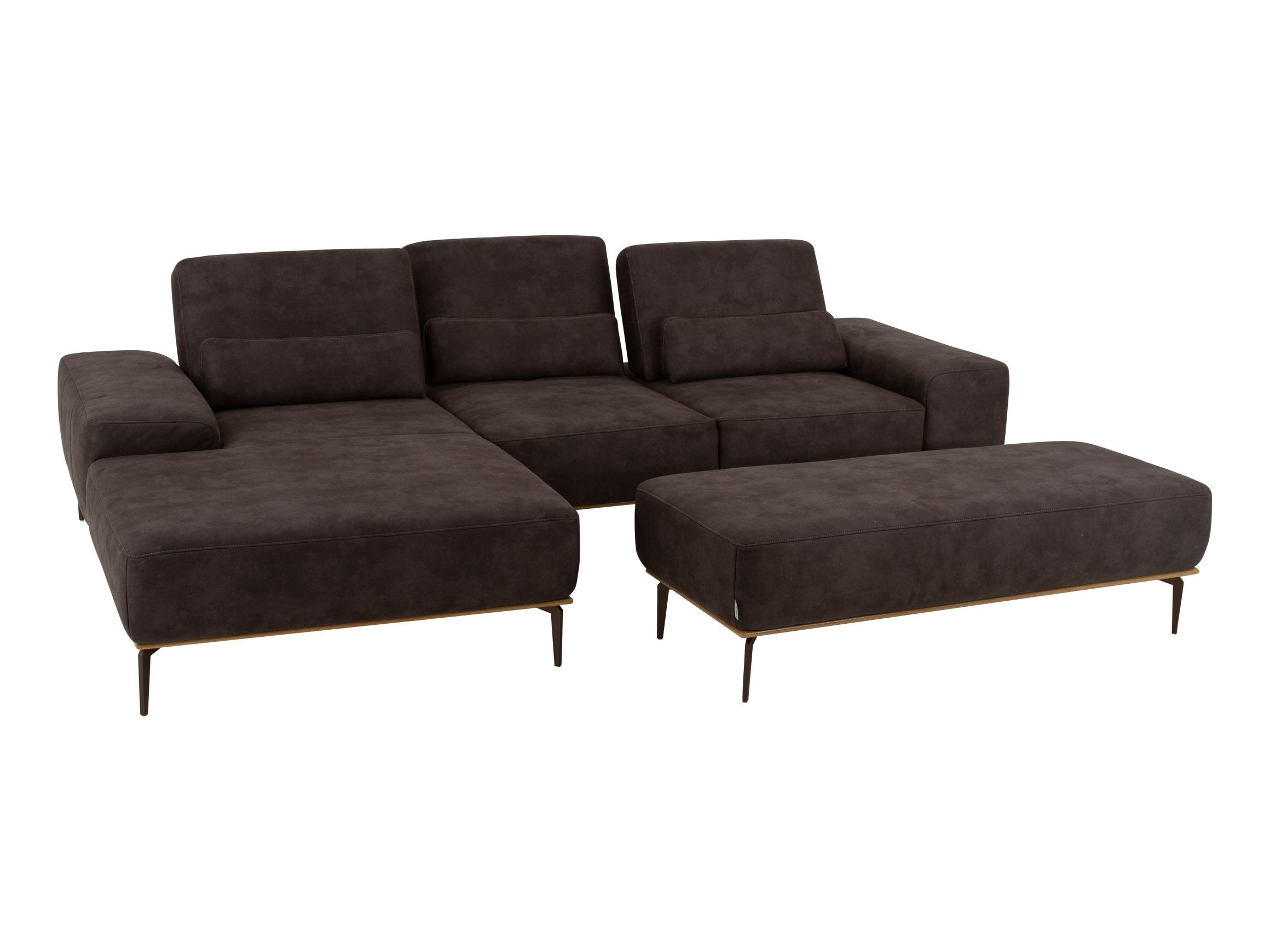 Ecksofa Ramada Schillig Willi / Farbe: Mocca, Material: Stoff