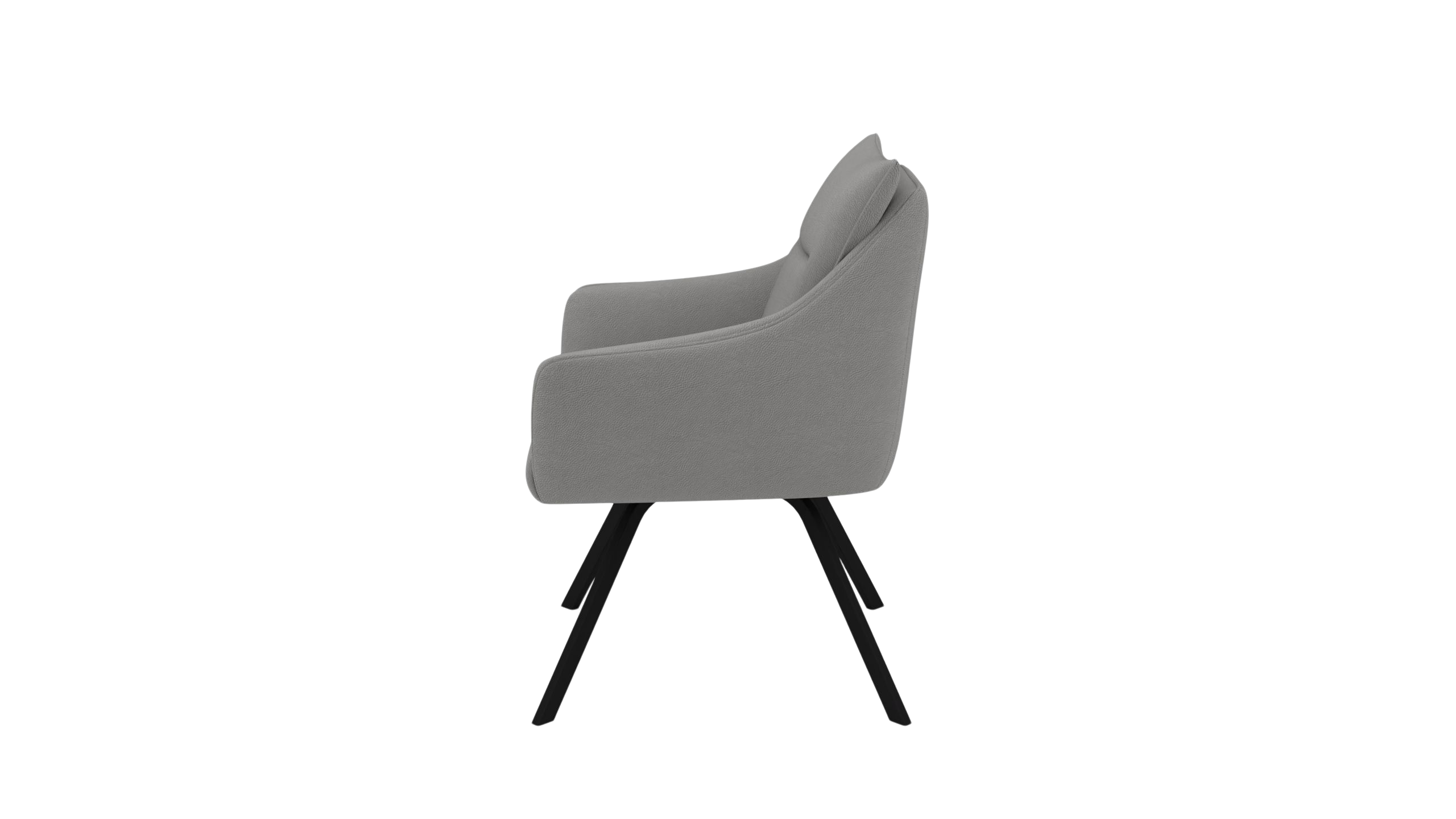 Stuhl Pegasus b - UrbanDesign / Farbe: Stahl / Bezugsmaterial: Leder