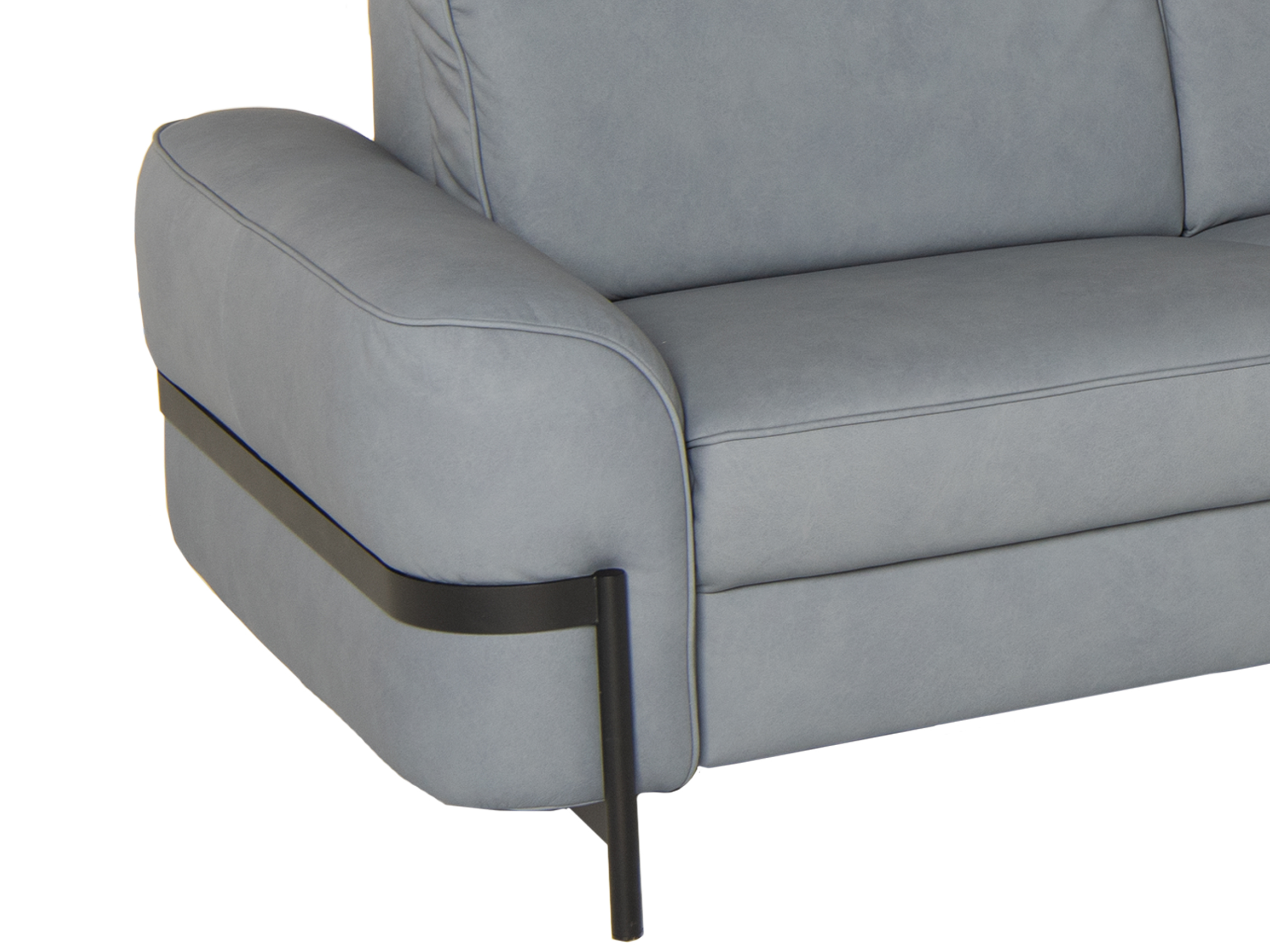 Sofa 8181 B: 194 cm Himolla / Farbe: Grau