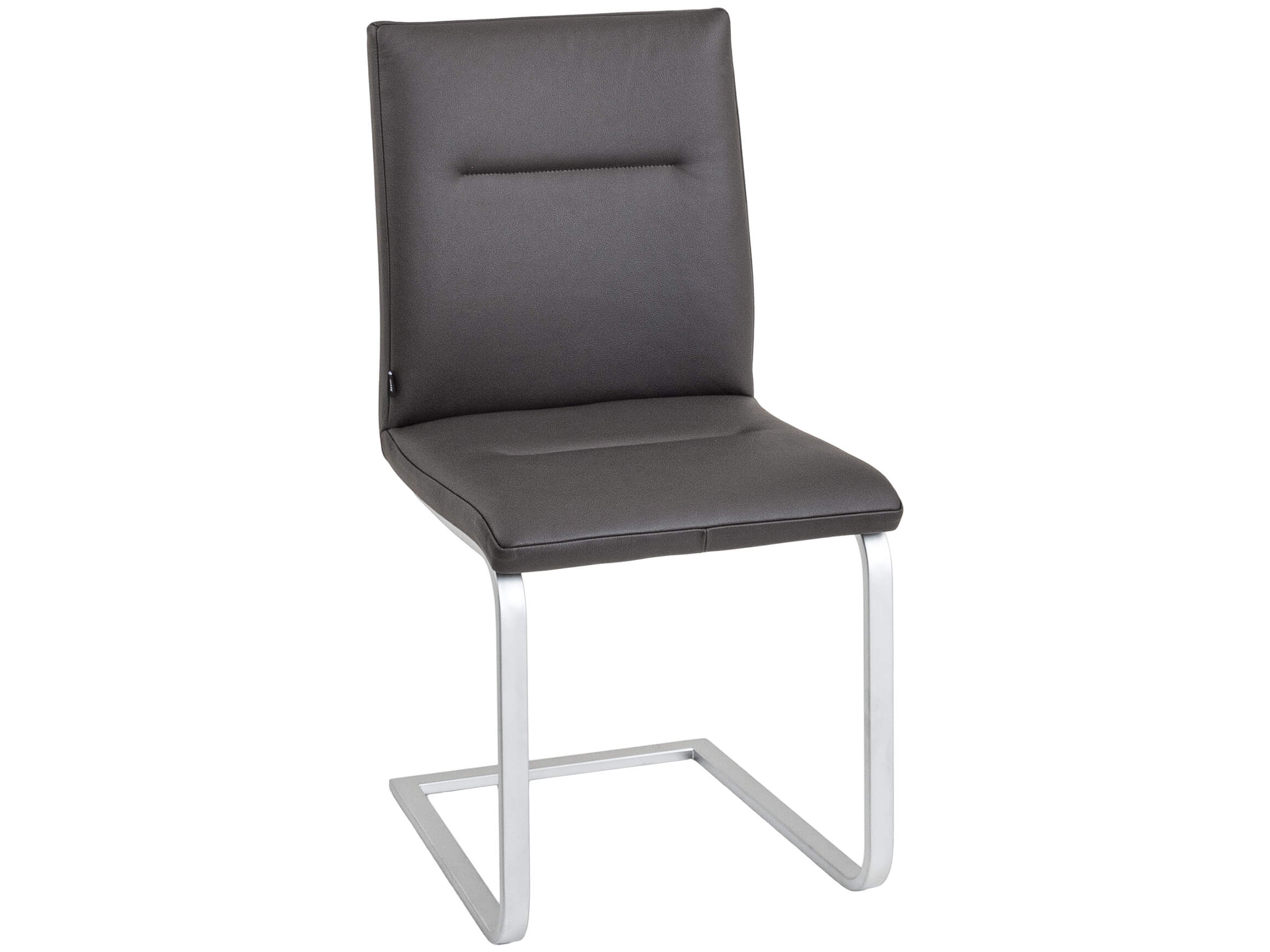 Freischwinger Mona Seetal / Farbe: Mocca / Bezugsmaterial: Leder