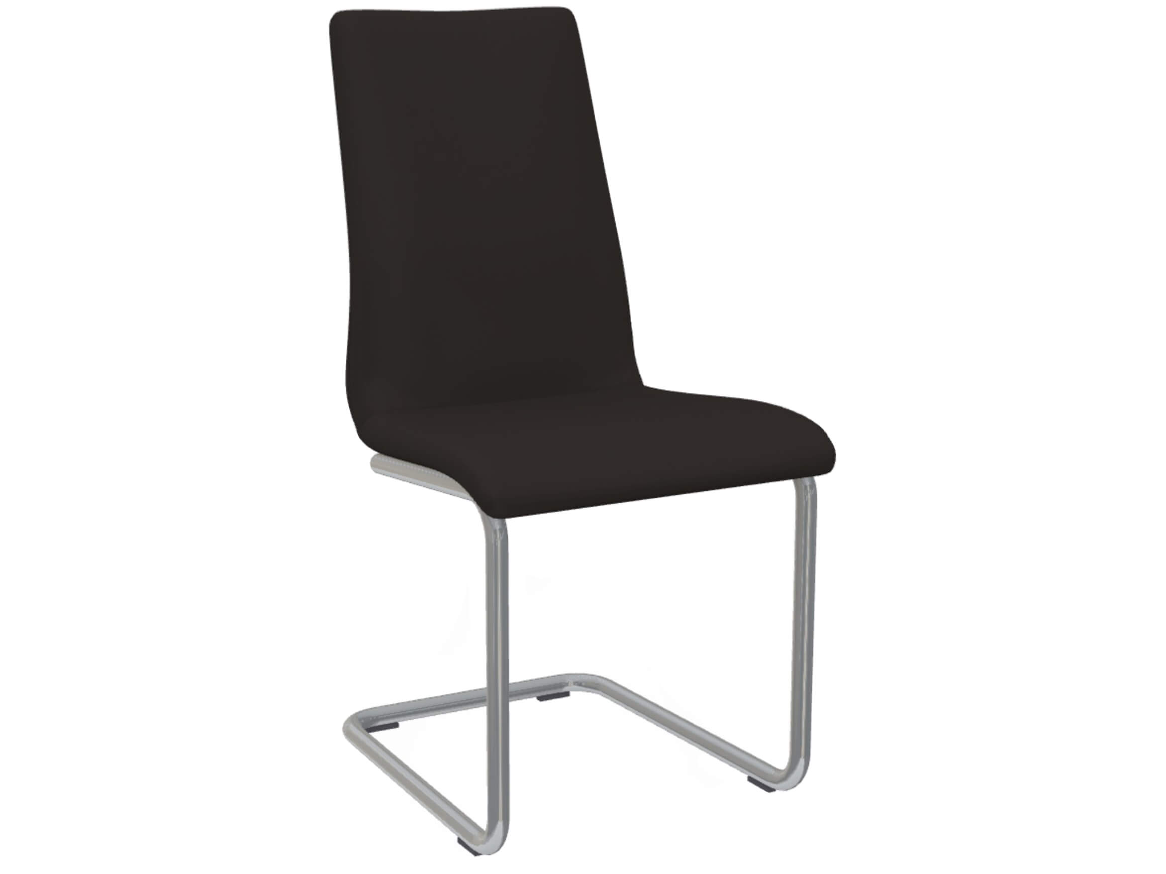 Stuhl Leni Willisau / Farbe: Cigarro / Bezugsmaterial: Leder