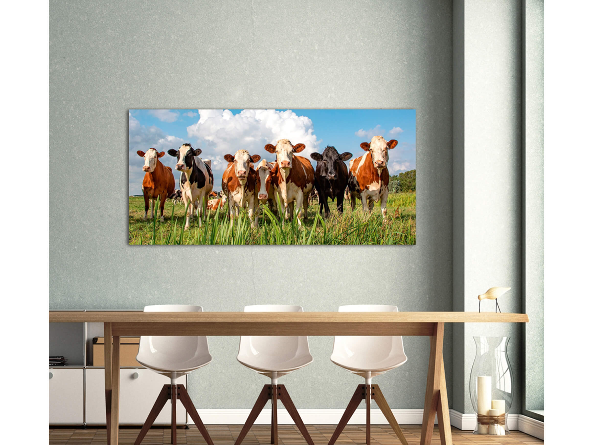 Digitaldruck auf Acrylglas Milky Way image LAND / Grösse: 140 x 66 cm