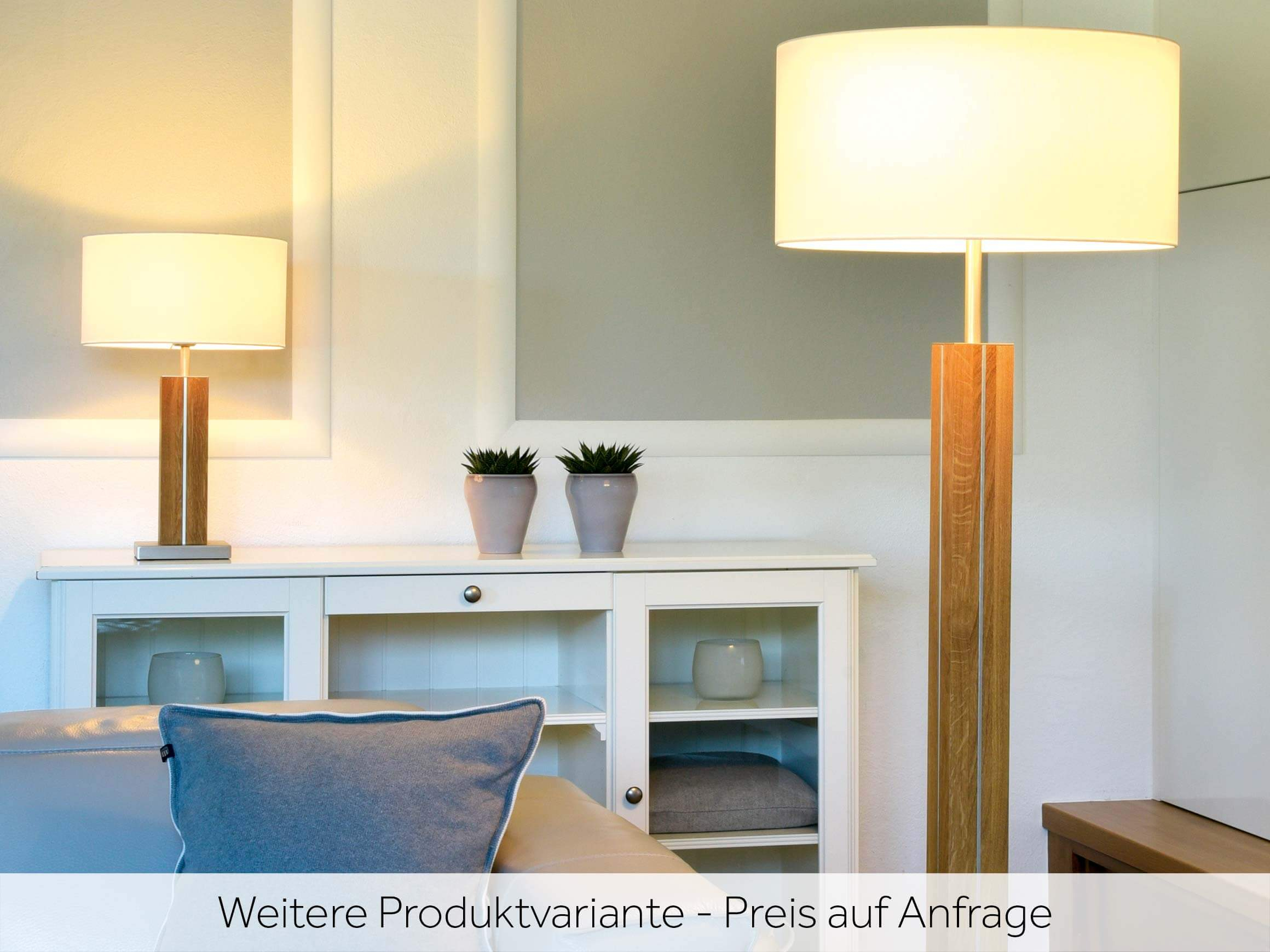 Hockerlampe Delta Eiche