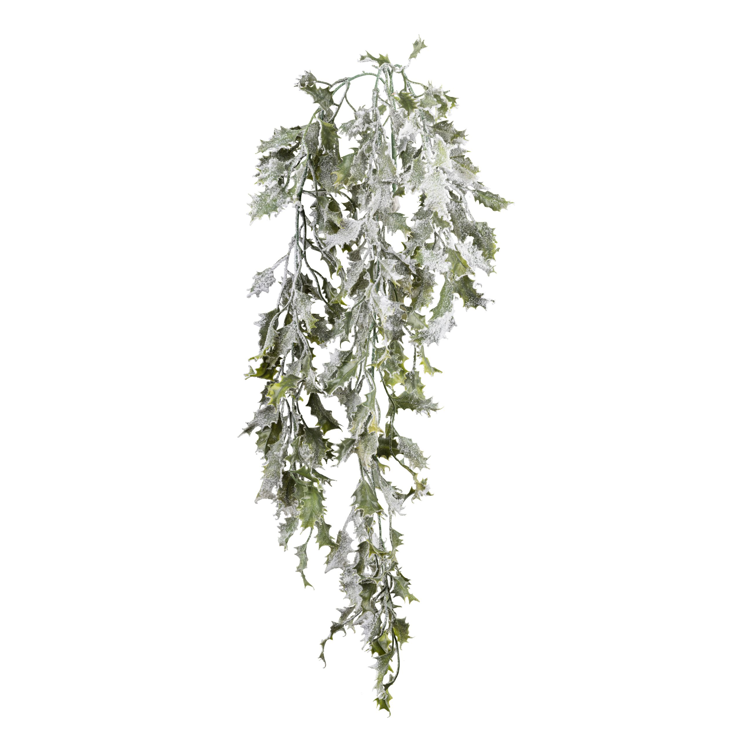Gasper Kunstblumen Ilexhängezweig, Schnee H: 78 cm  | Schubiger Möbel