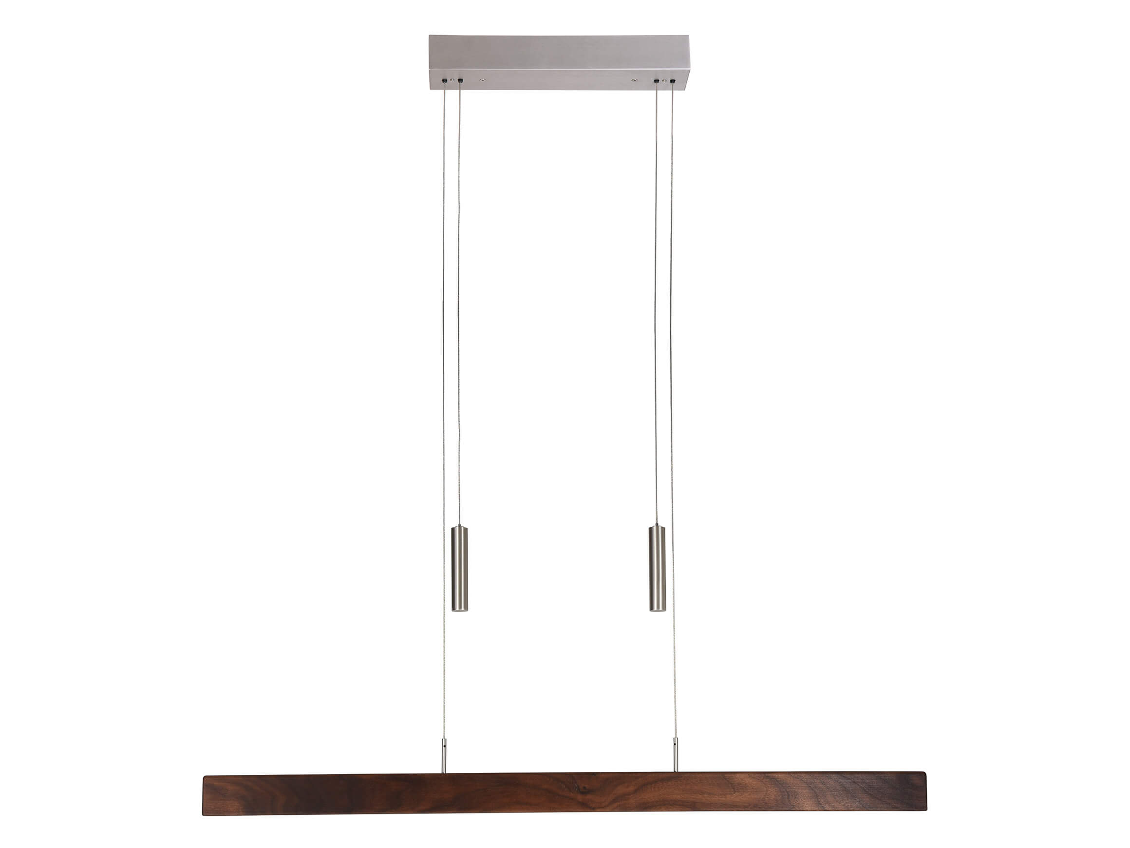 Balkenlampe Leana b: 85 cm Nickel Matt Gebürstet