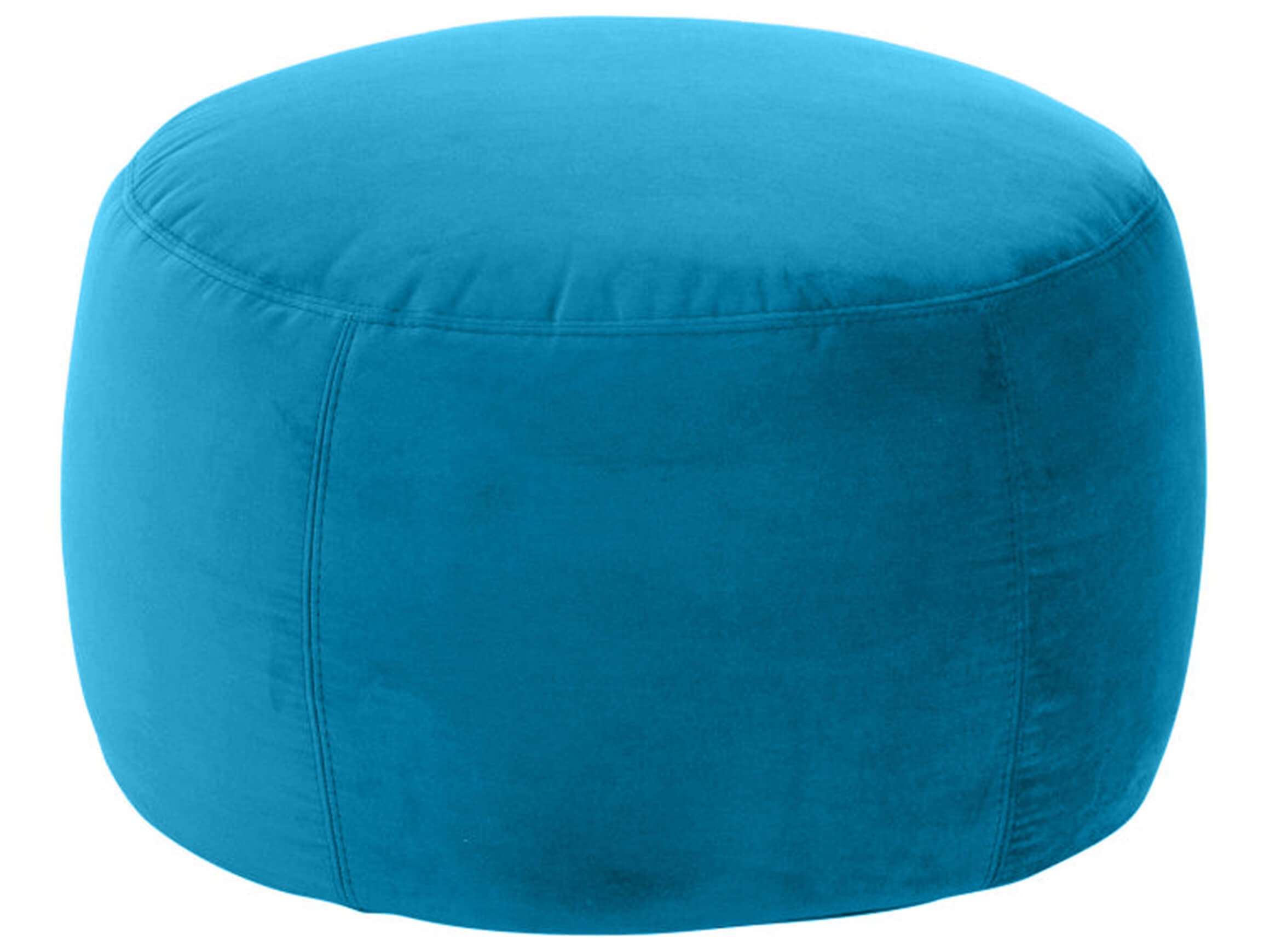 Annabelle Velvet stool D: 60 cm Candy / Colour: Navy / Material: Fabric