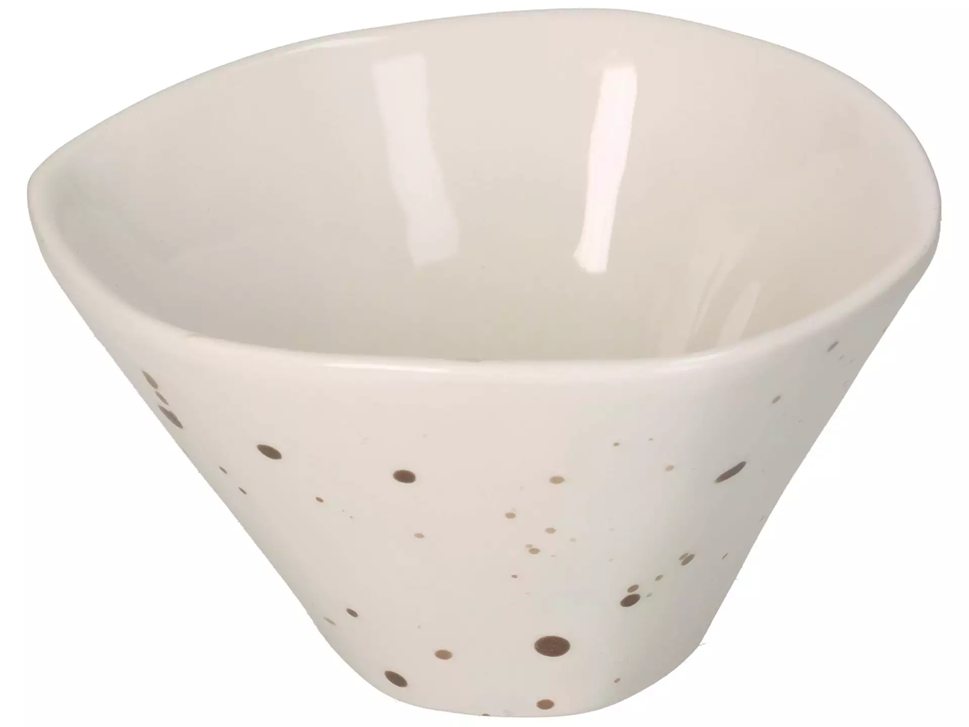 Schale Schmetterling, Keramik H: 9 cm Kersten / Farbe: Grau Weiss