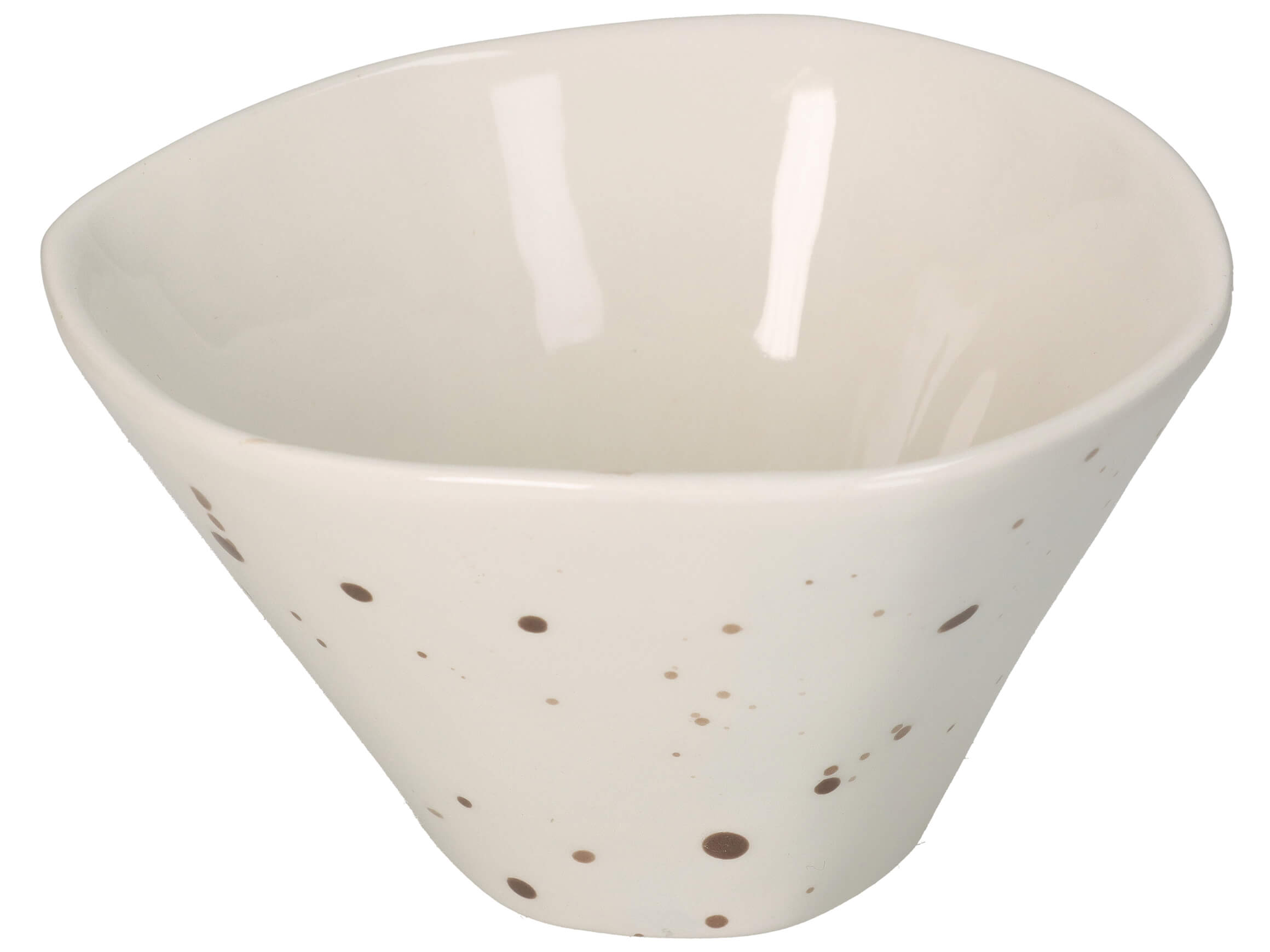 Schale Schmetterling, Keramik H: 9 cm Kersten / Farbe: Grau Weiss