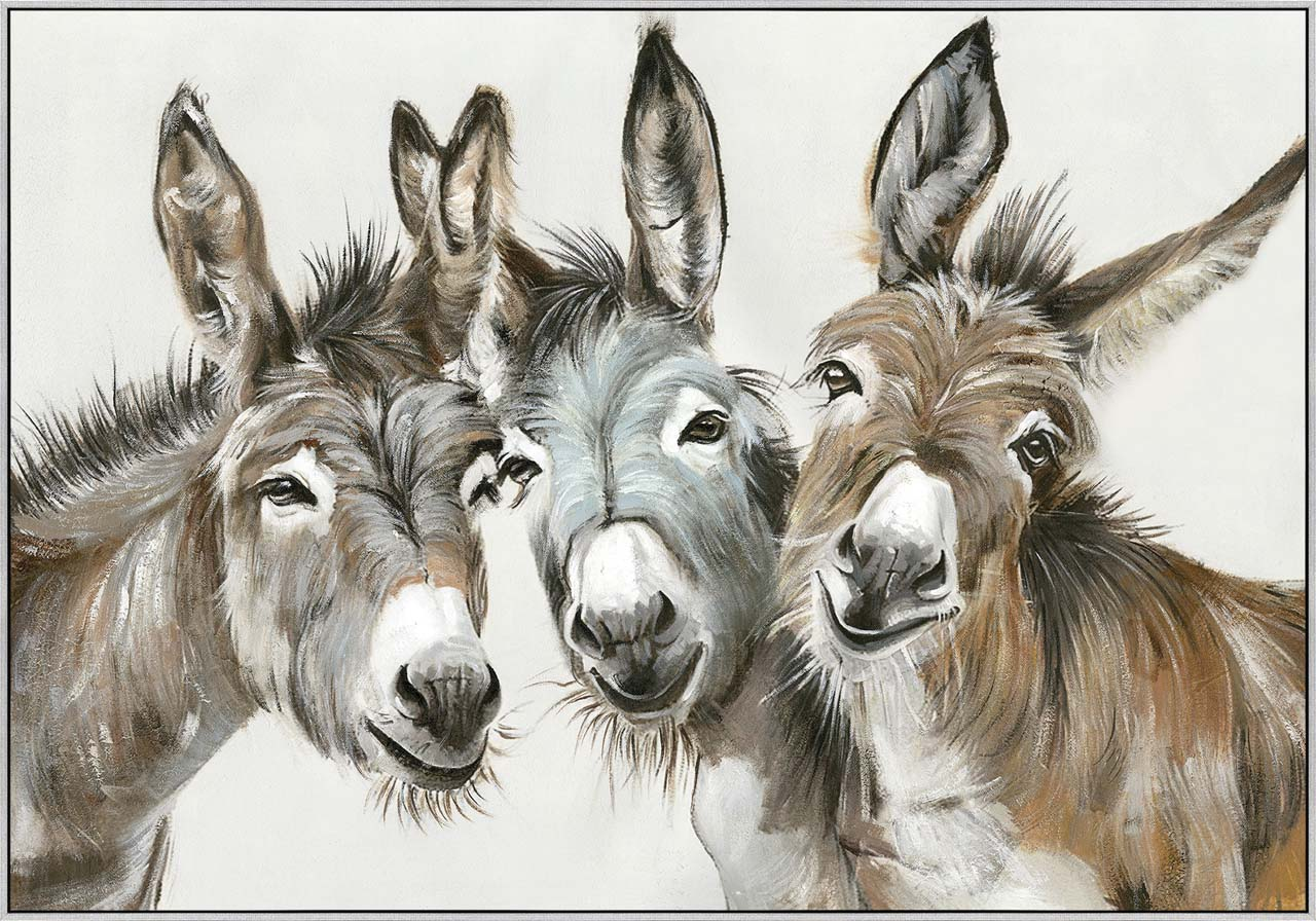 Gemälde-Three Donkeys-image LAND