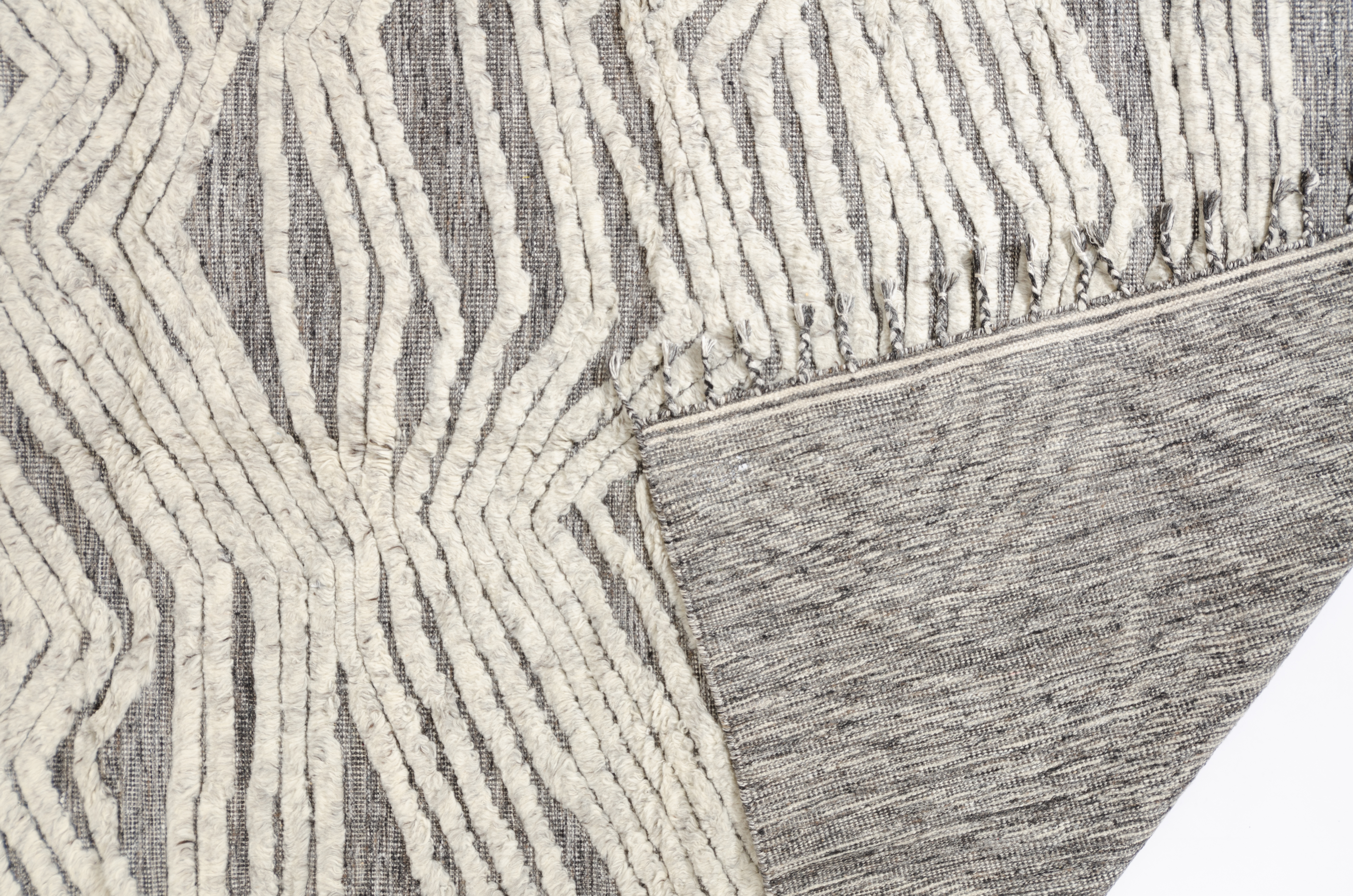 Webteppich Banu Negra/ Farbe: Braun / Masse (BxT) :242x312 cm