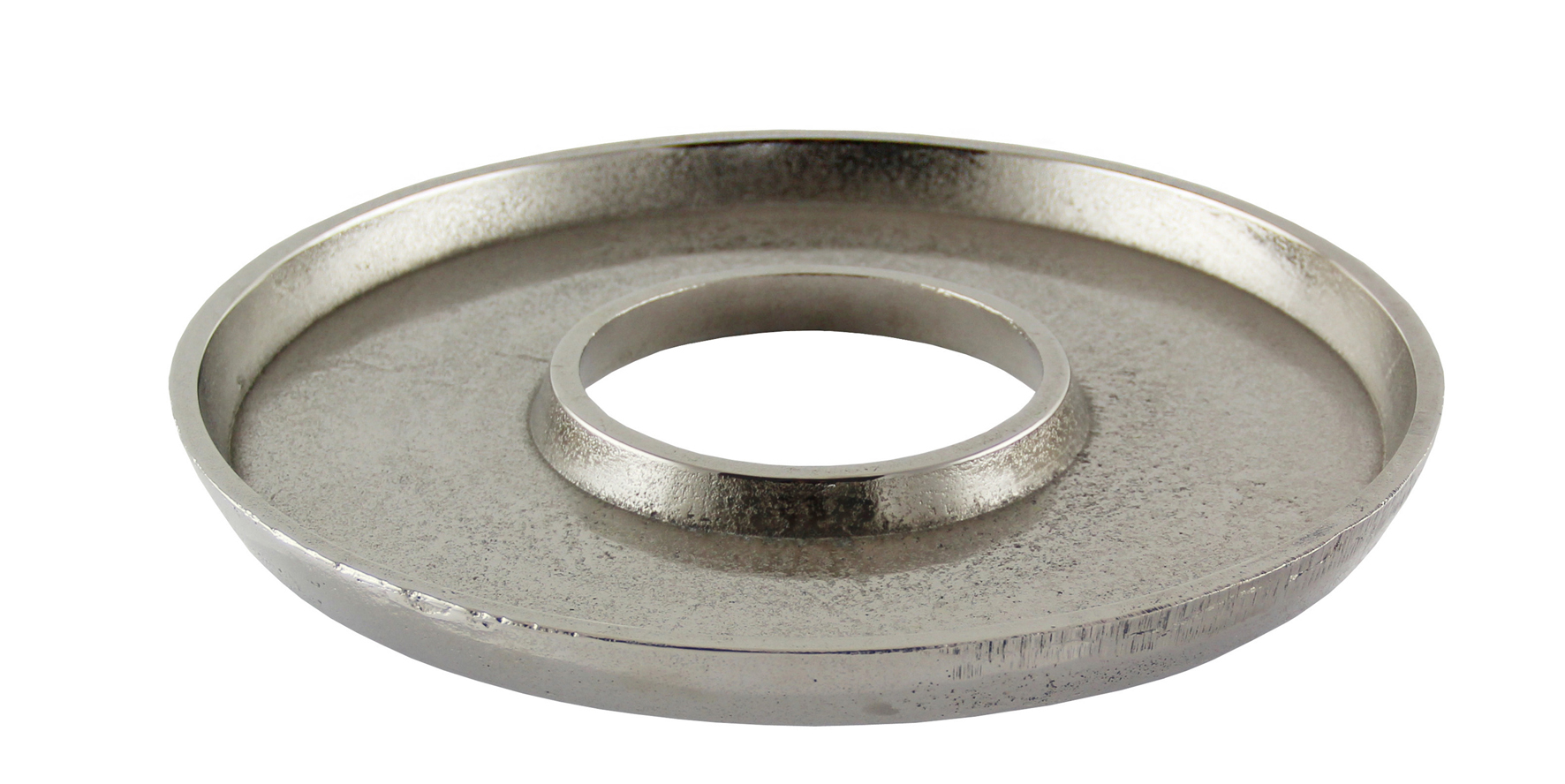 Kaheku Tablett Ringteller Vernickelt D: 50 cm  | Schubiger Möbel