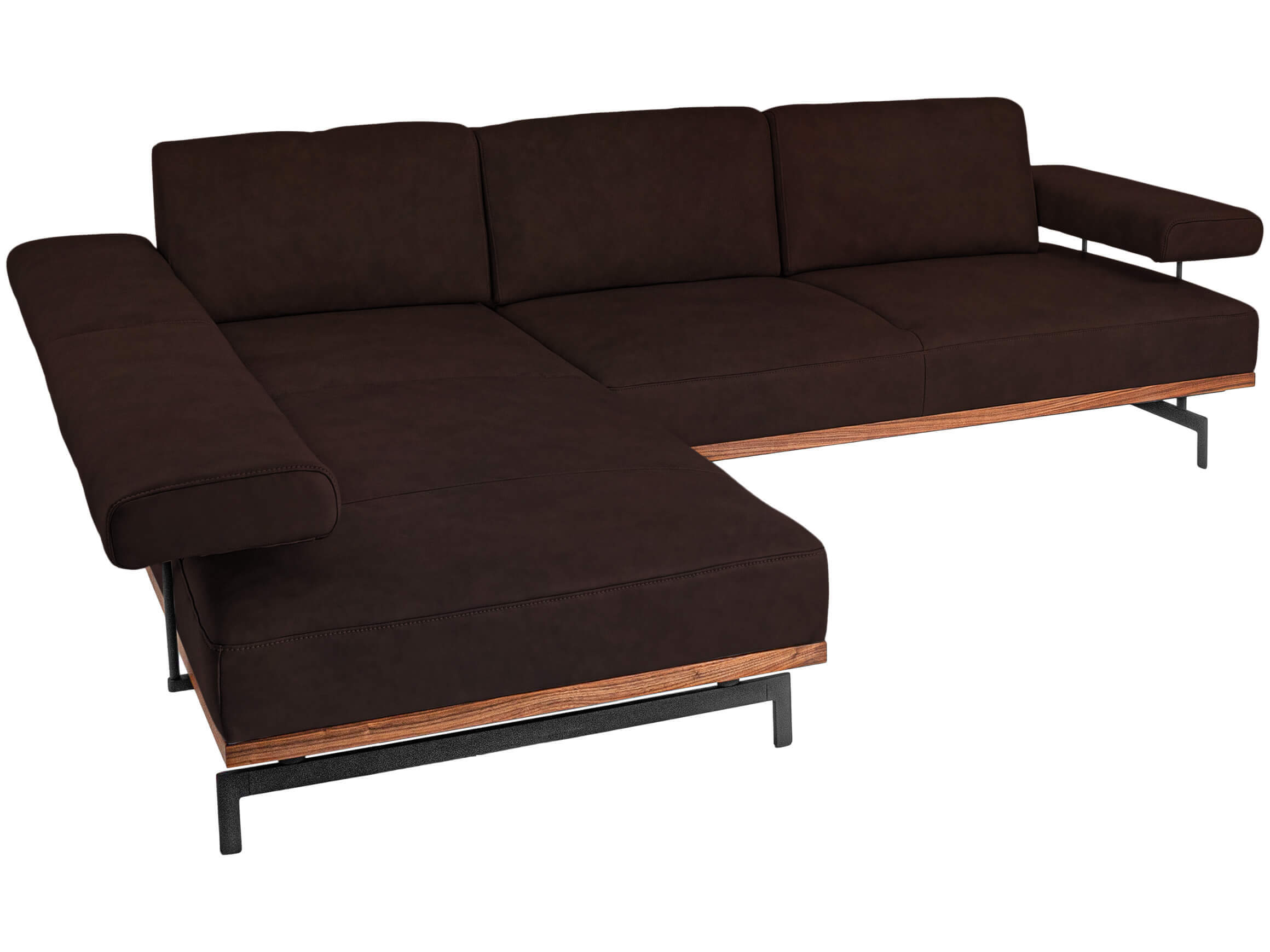 Ecksofa 24/7 (8106) Basic Himolla / Farbe: Brasil / Material: Leder Basic