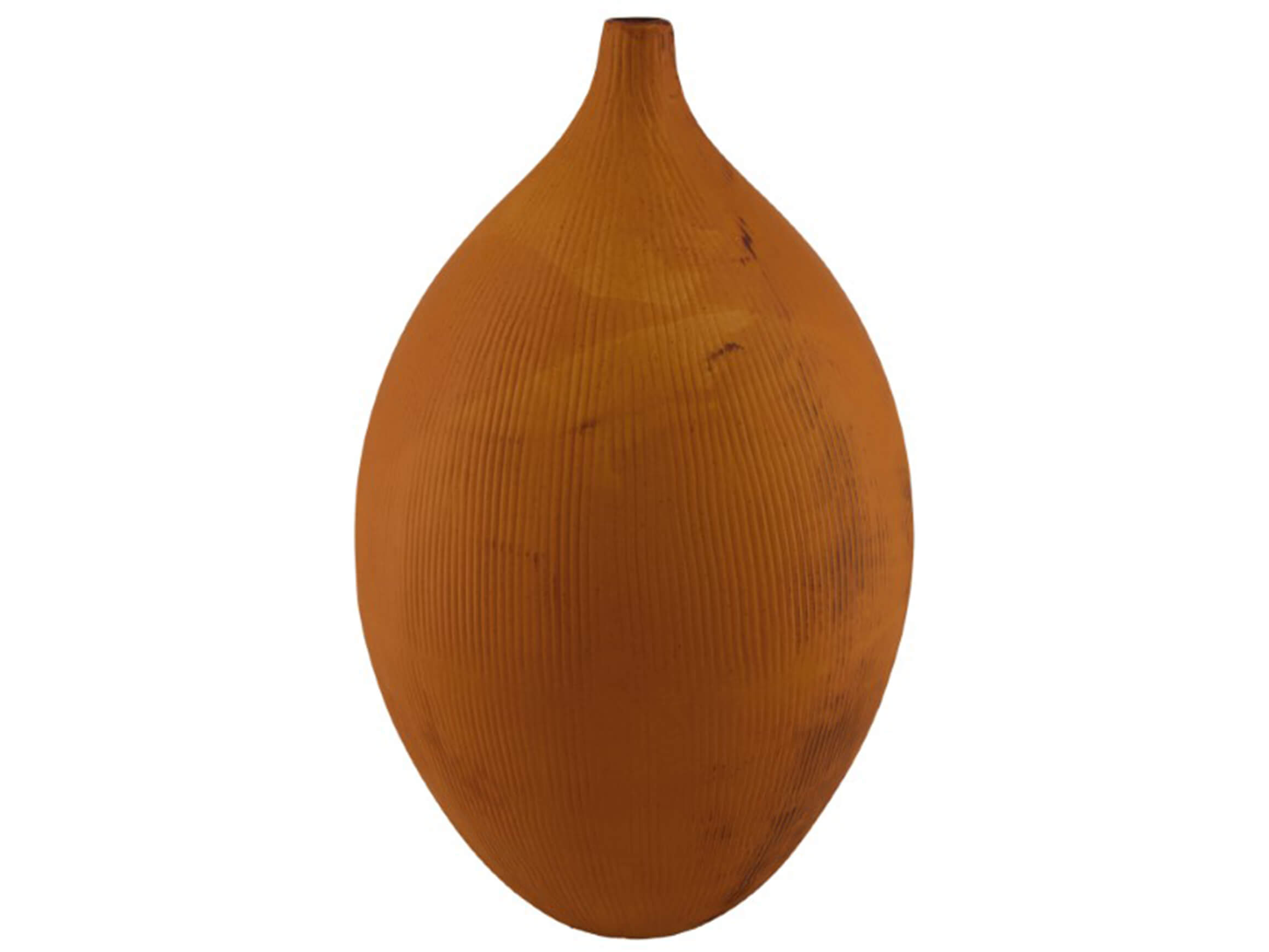 Dijk Vase Keramik, Braun H: 44 cm  | Schubiger Möbel