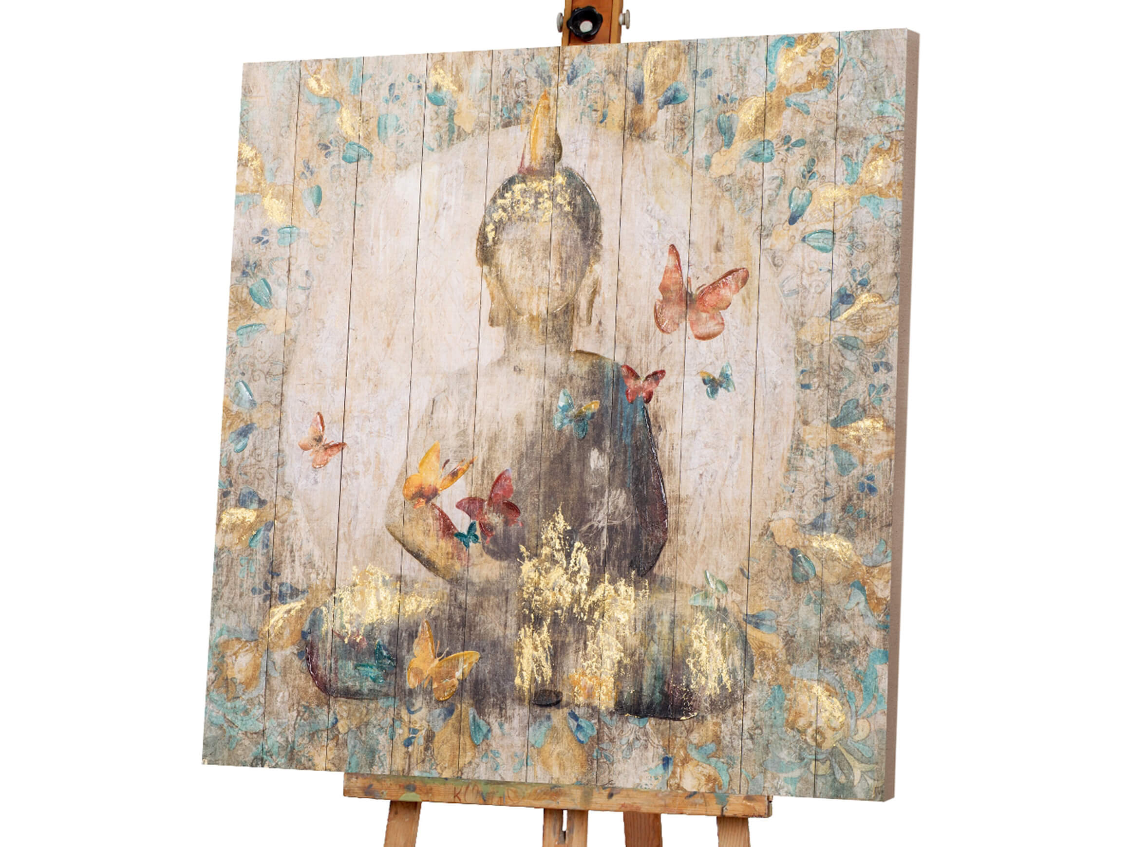 Bild Buddha mit Schmetterlingen image LAND