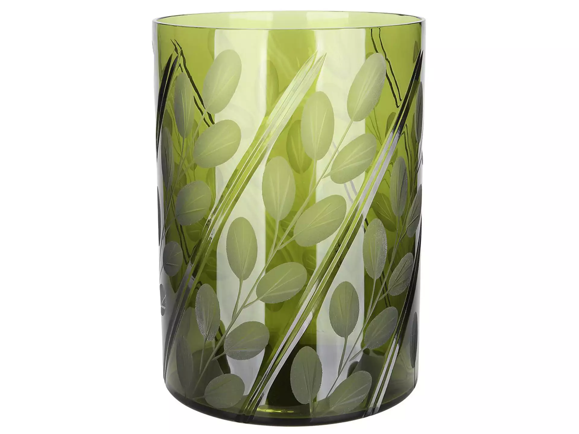 Vase Otono, Durchgefärbt, Geschliffen H: 19 cm Gilde