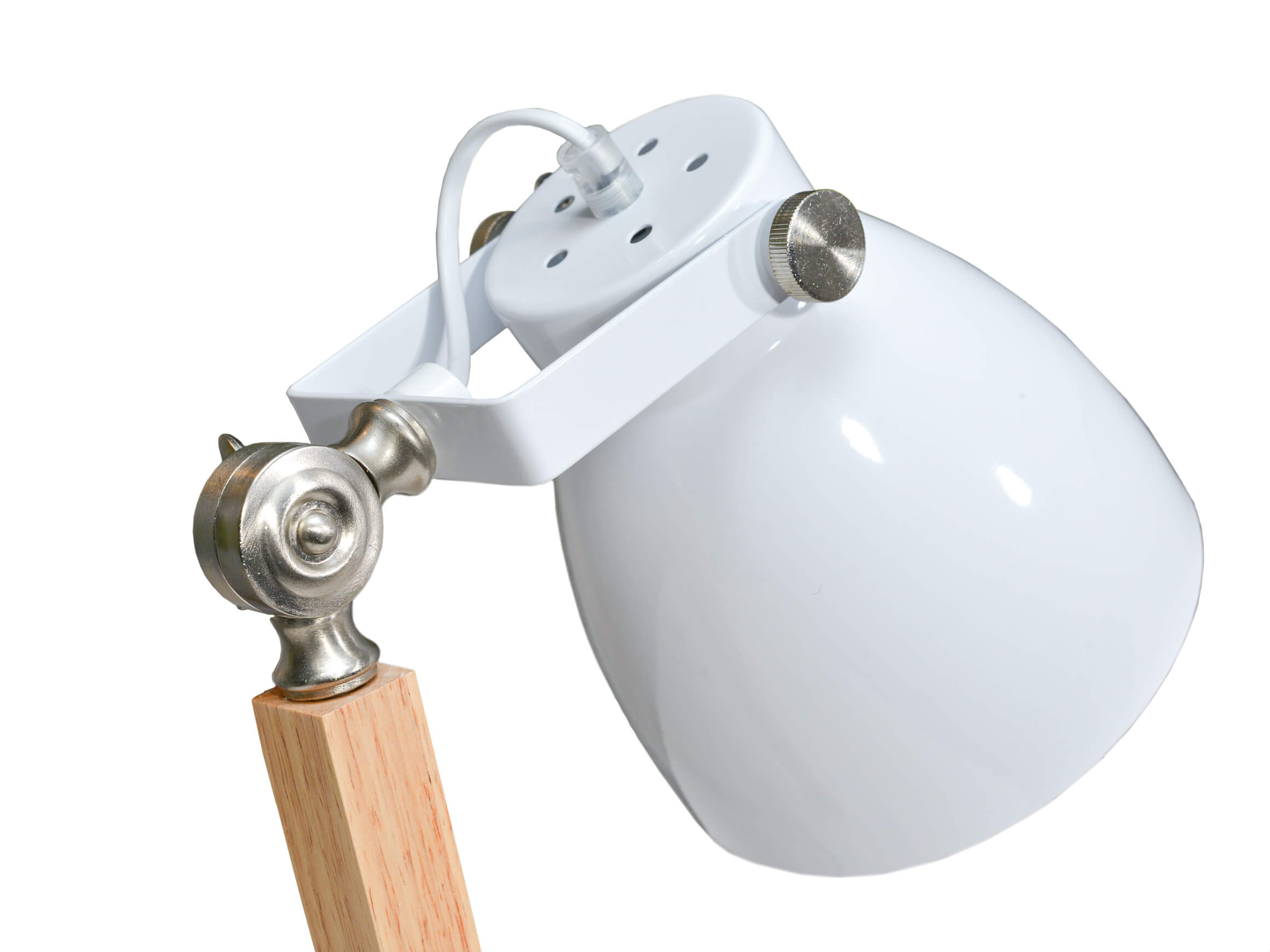 Bois/métal blanc