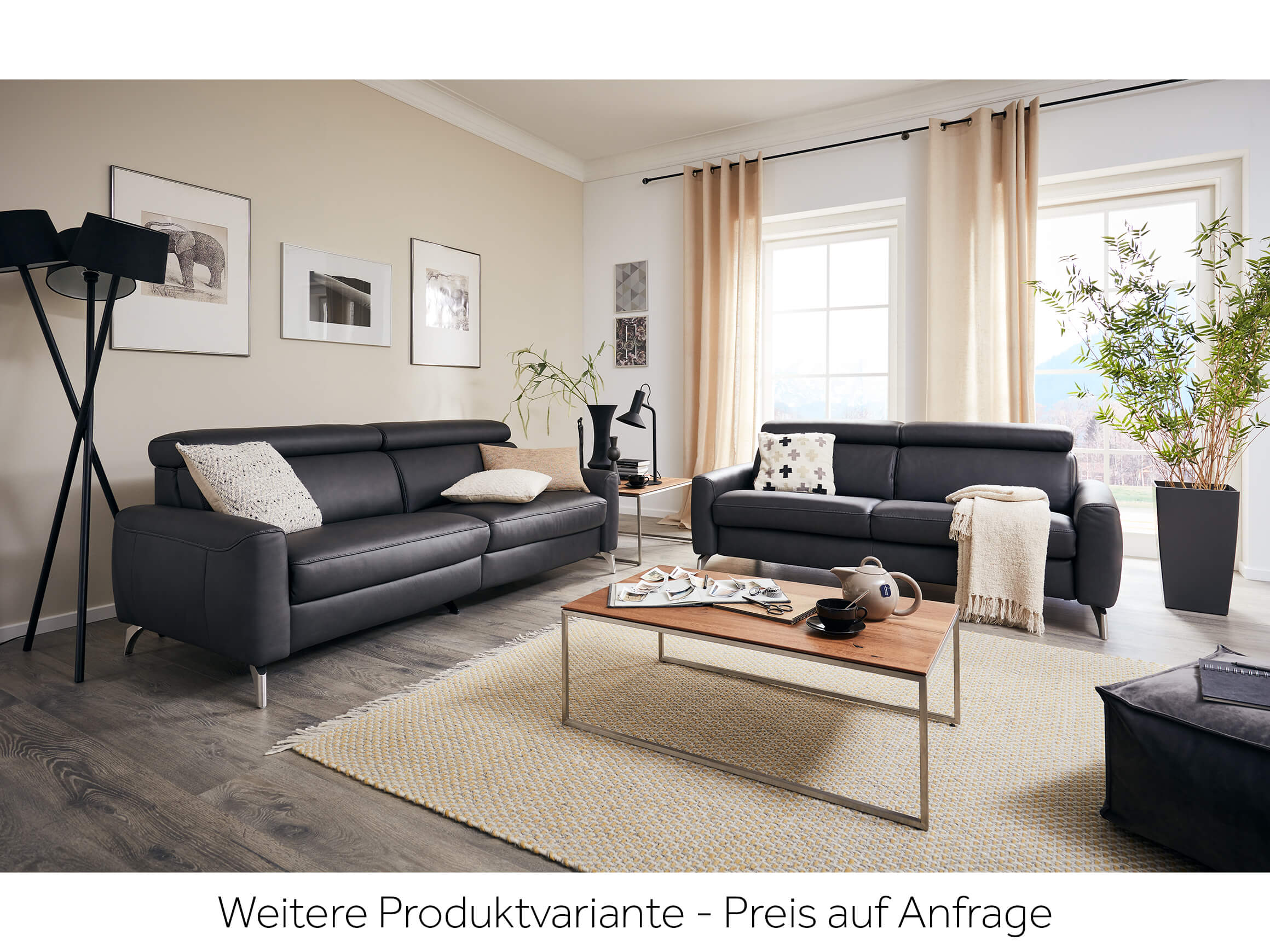 Sofa Spike 1181 B: 195 cm Himolla