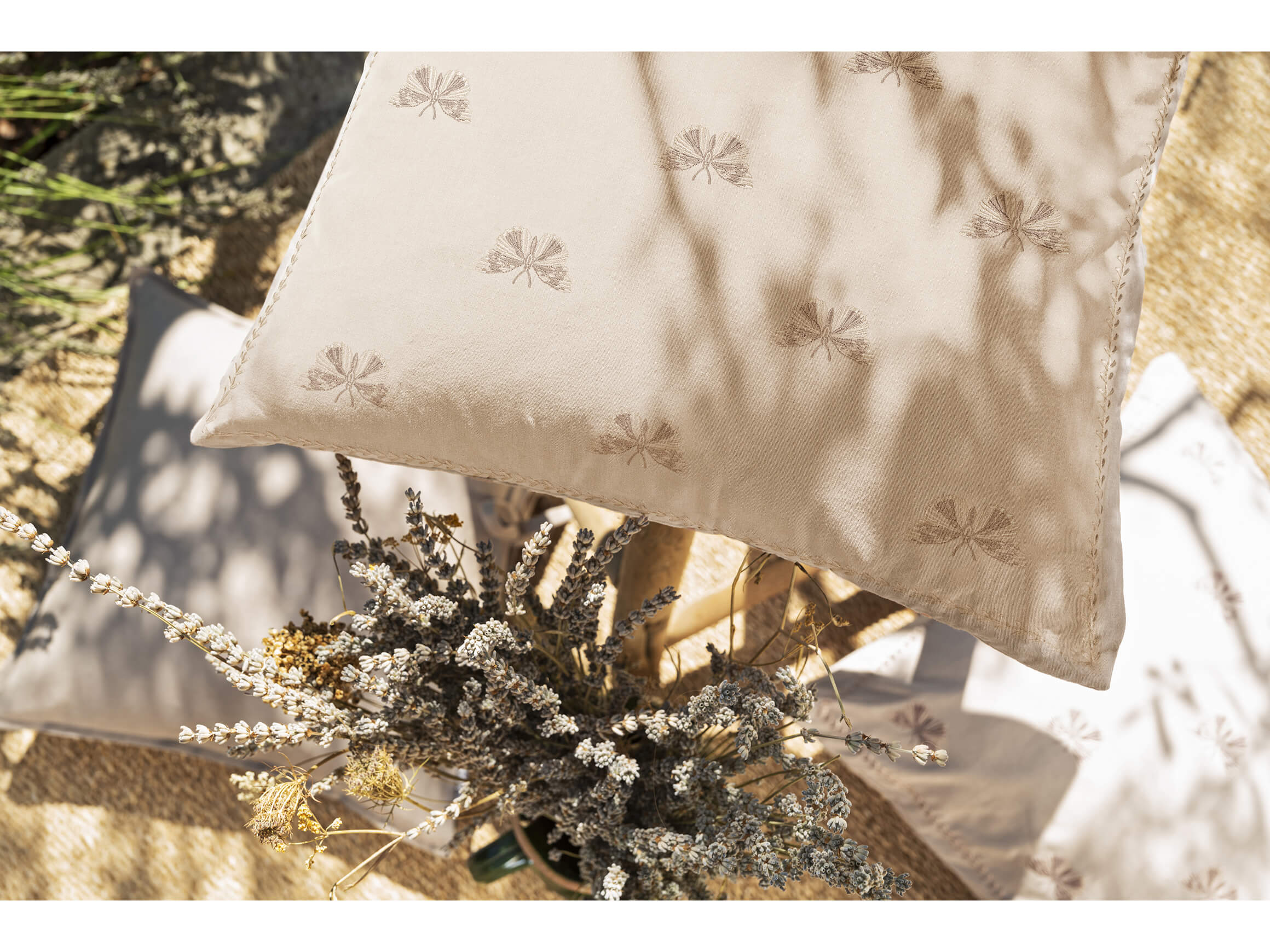 Kissenhülle Maya, Natur 45x45 cm Magma