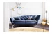 Sofa Sante fe Basic B: 225 cm Candy / Farbe: Asphalt / Material: Leder Basic