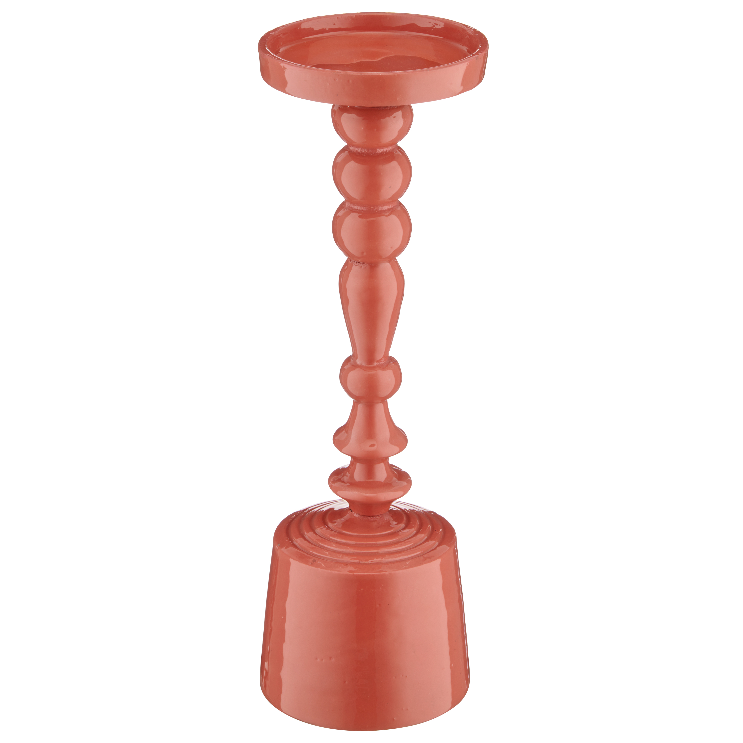 Gasper Kerzenständer Aluminium, Lachs  | Schubiger Möbel